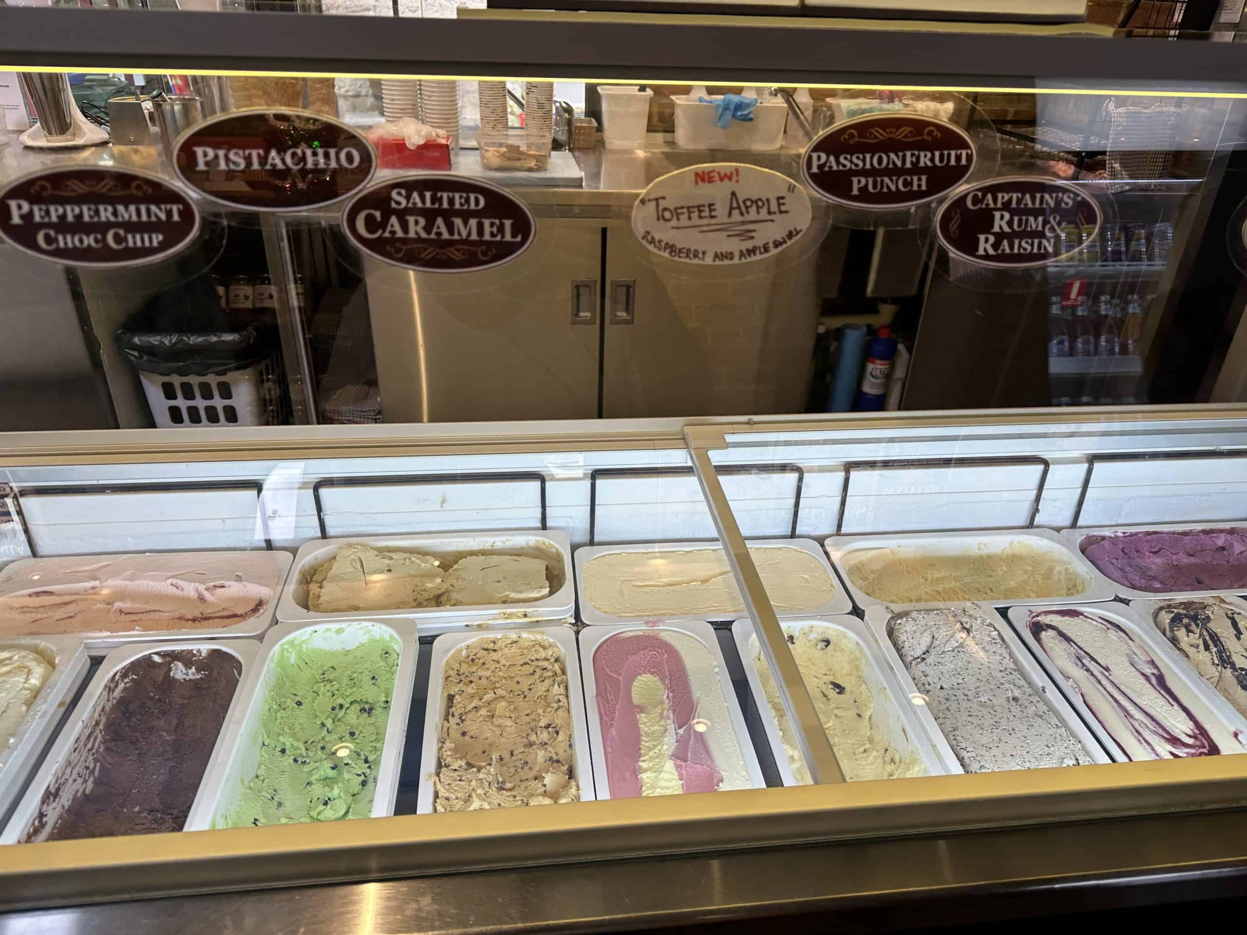 Ice cream options in Richmond Village