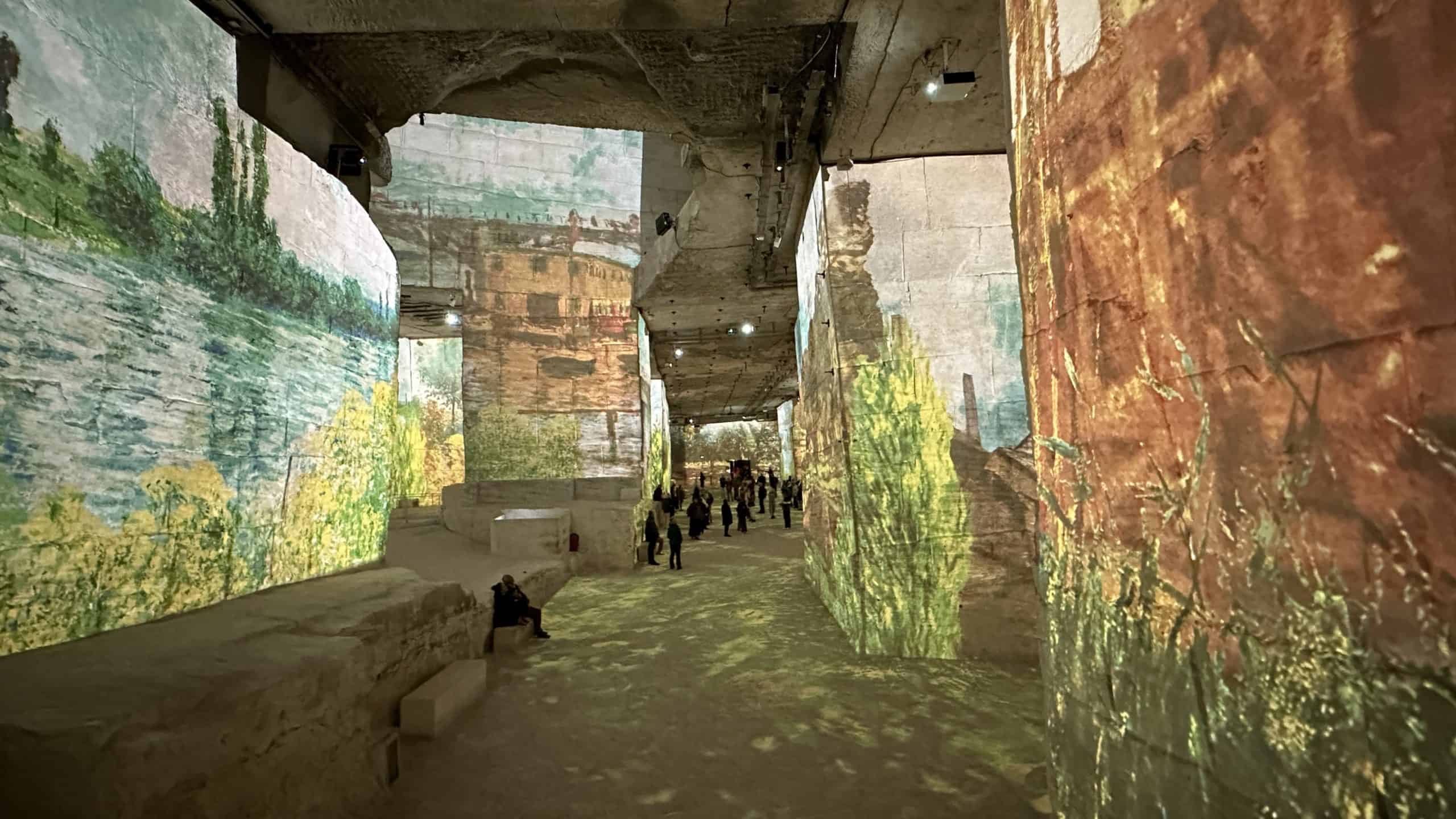 Projections on the stone walls