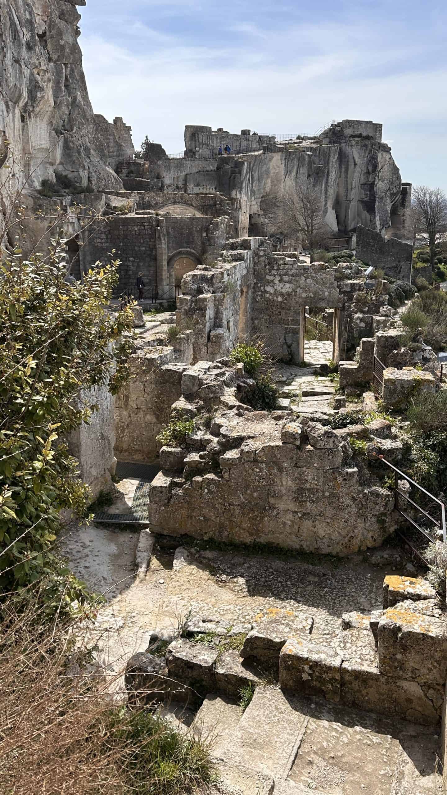 Castle ruins is one of the top Les Baux de Provence things to do