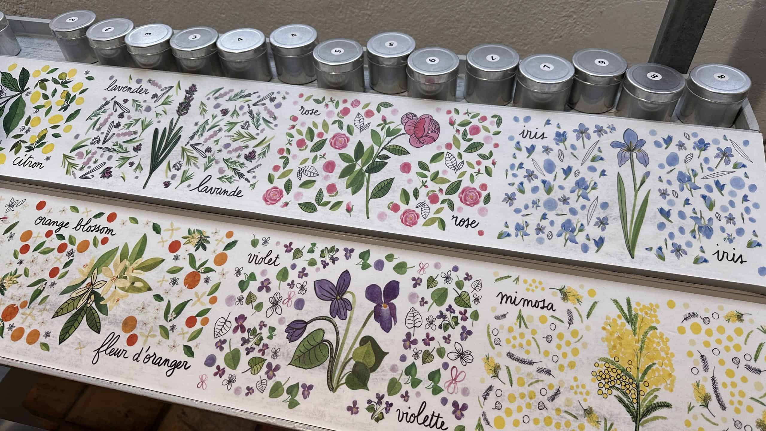 Scented pots to test your smelling skills