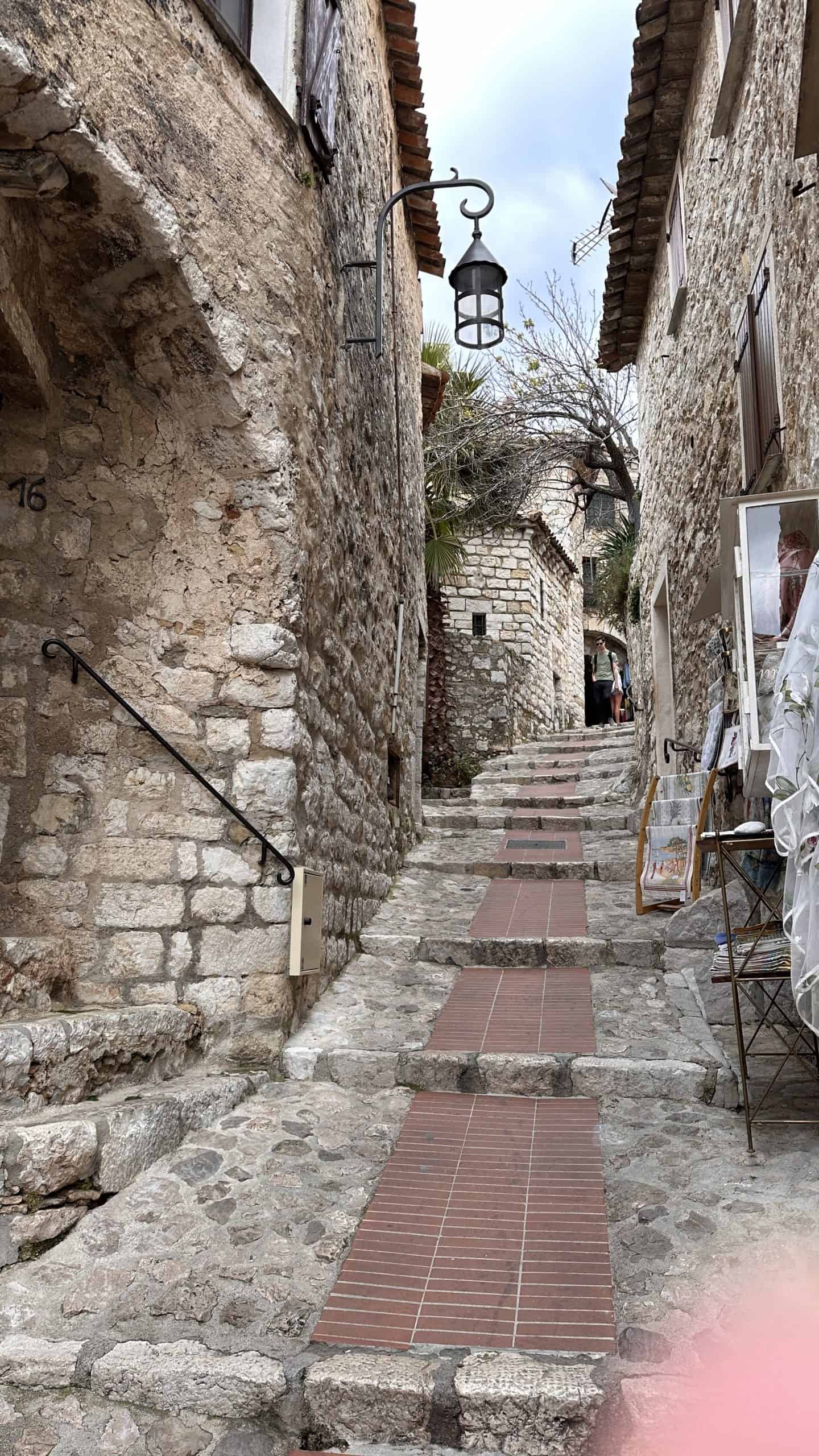 Quaint cobblestone street
