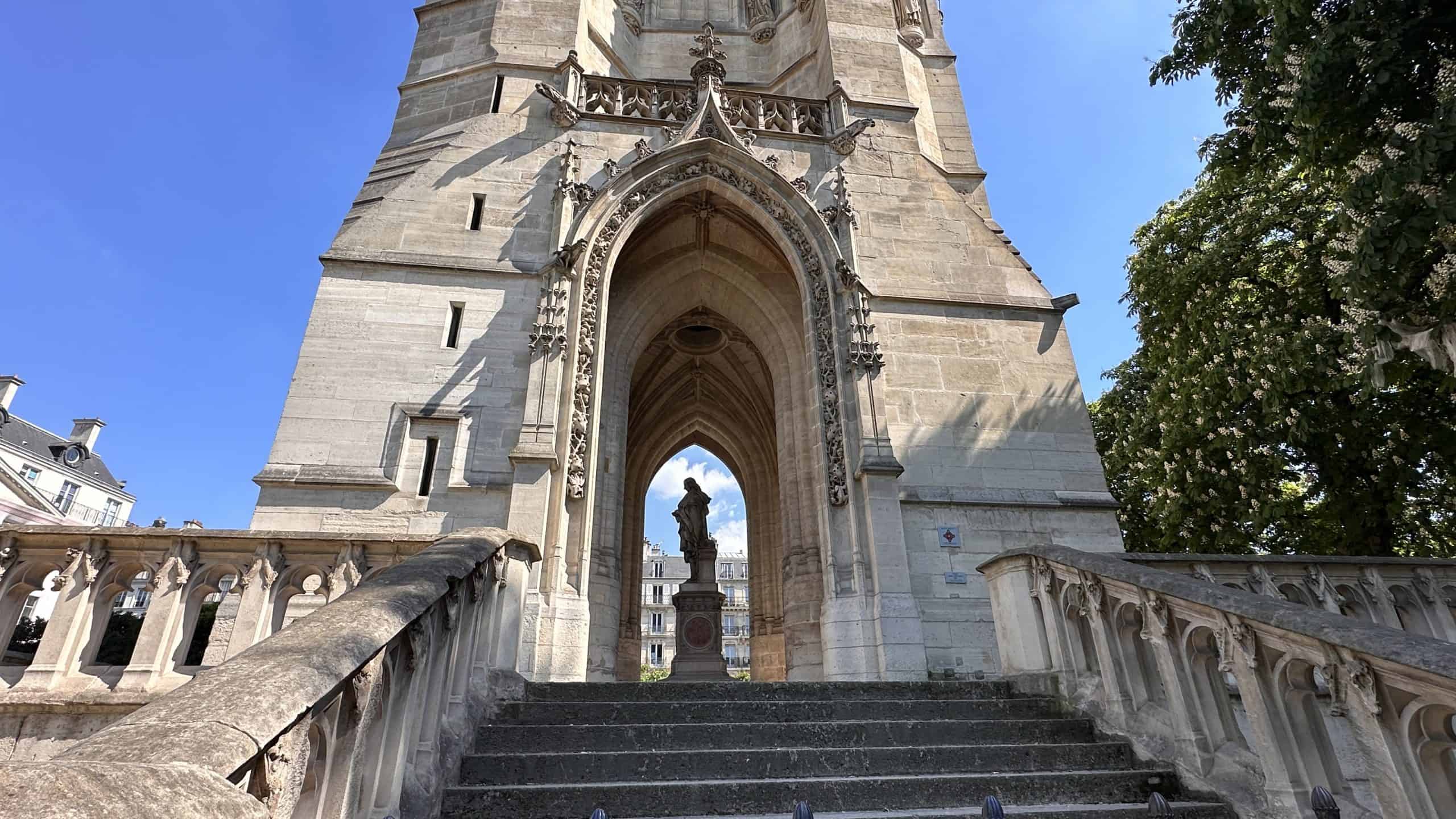 Lower area of St Jacques tower