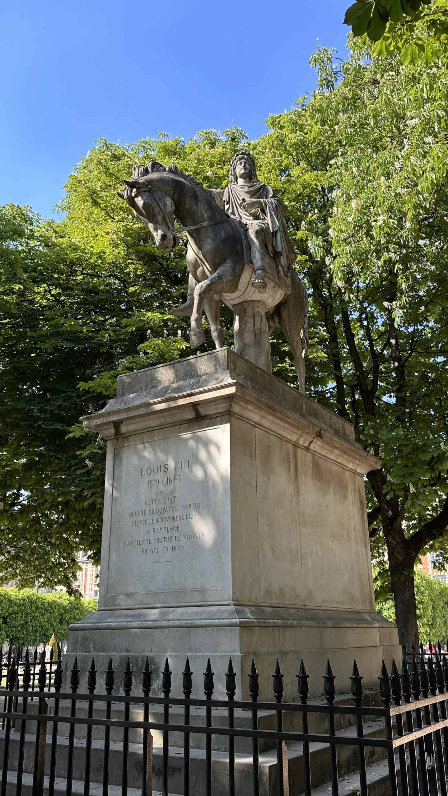 Statue of Louis the 13th