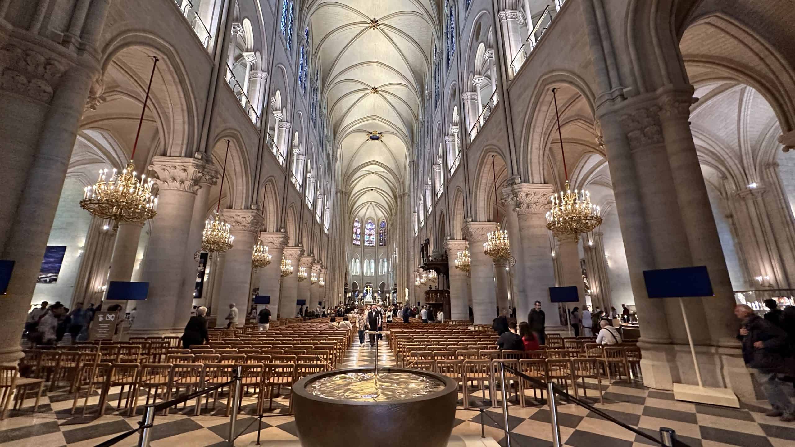 Interior of Notre Dame 