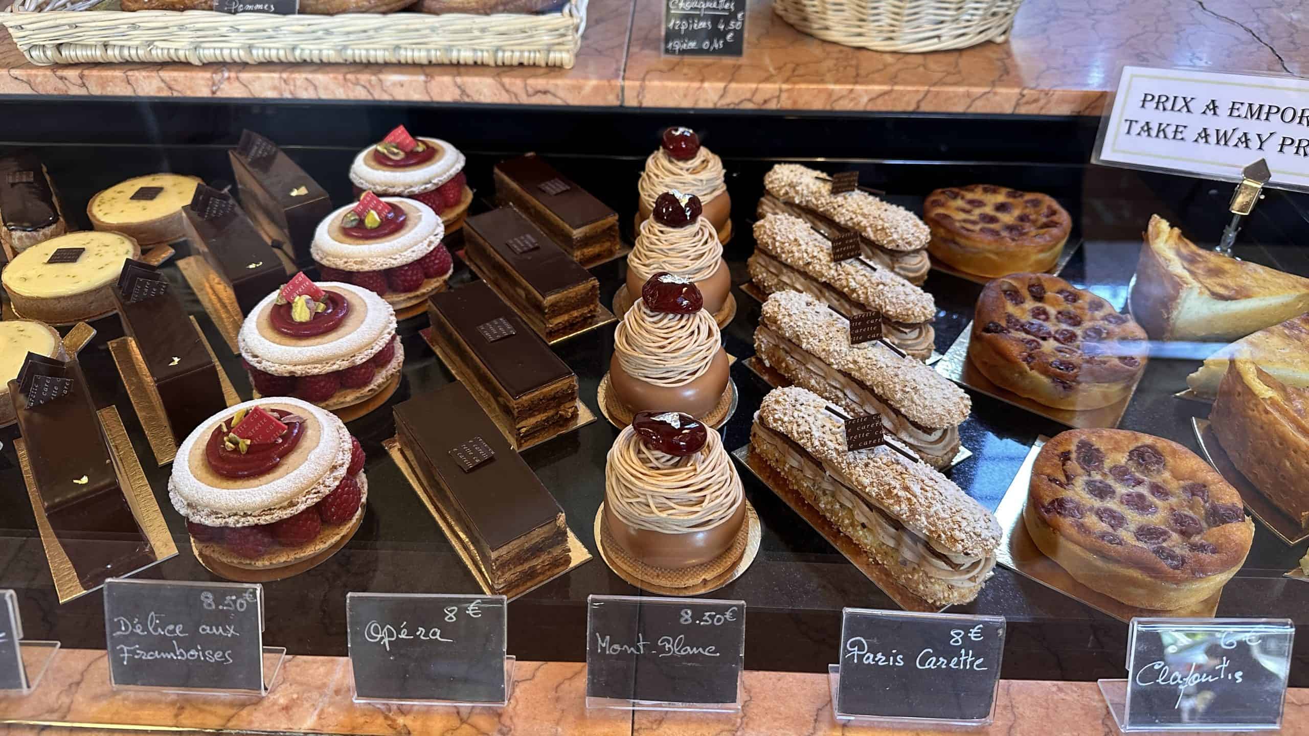 Pastries at Carette