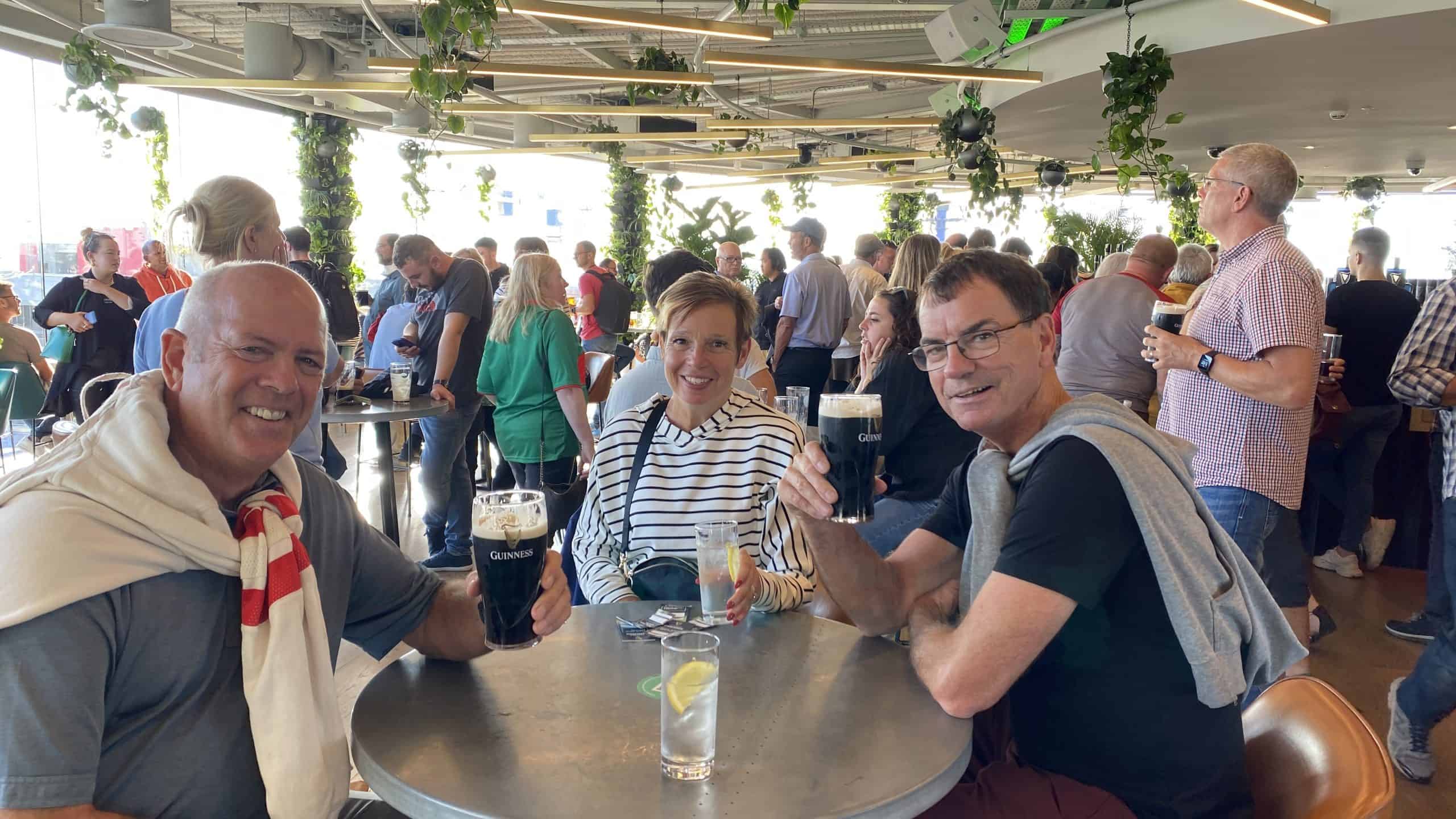 Denis Jeanne and John at the Gravity Bar
