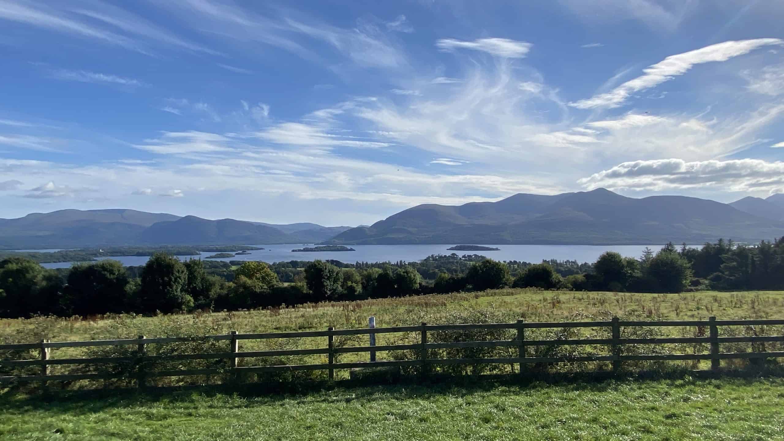Beautiful lake vistas