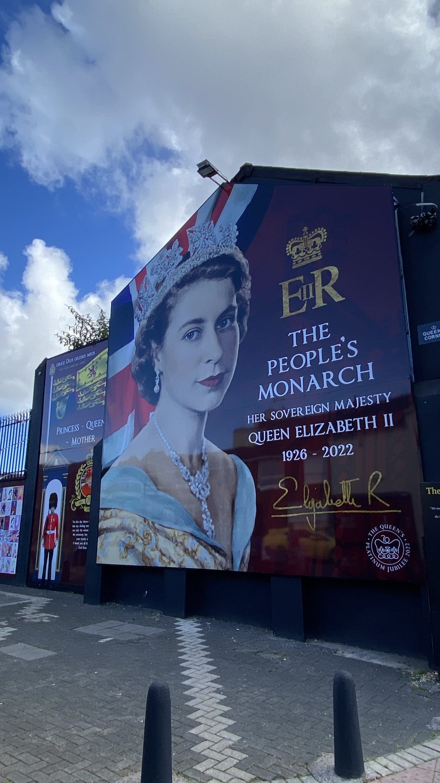 Queen Elizabeth mural