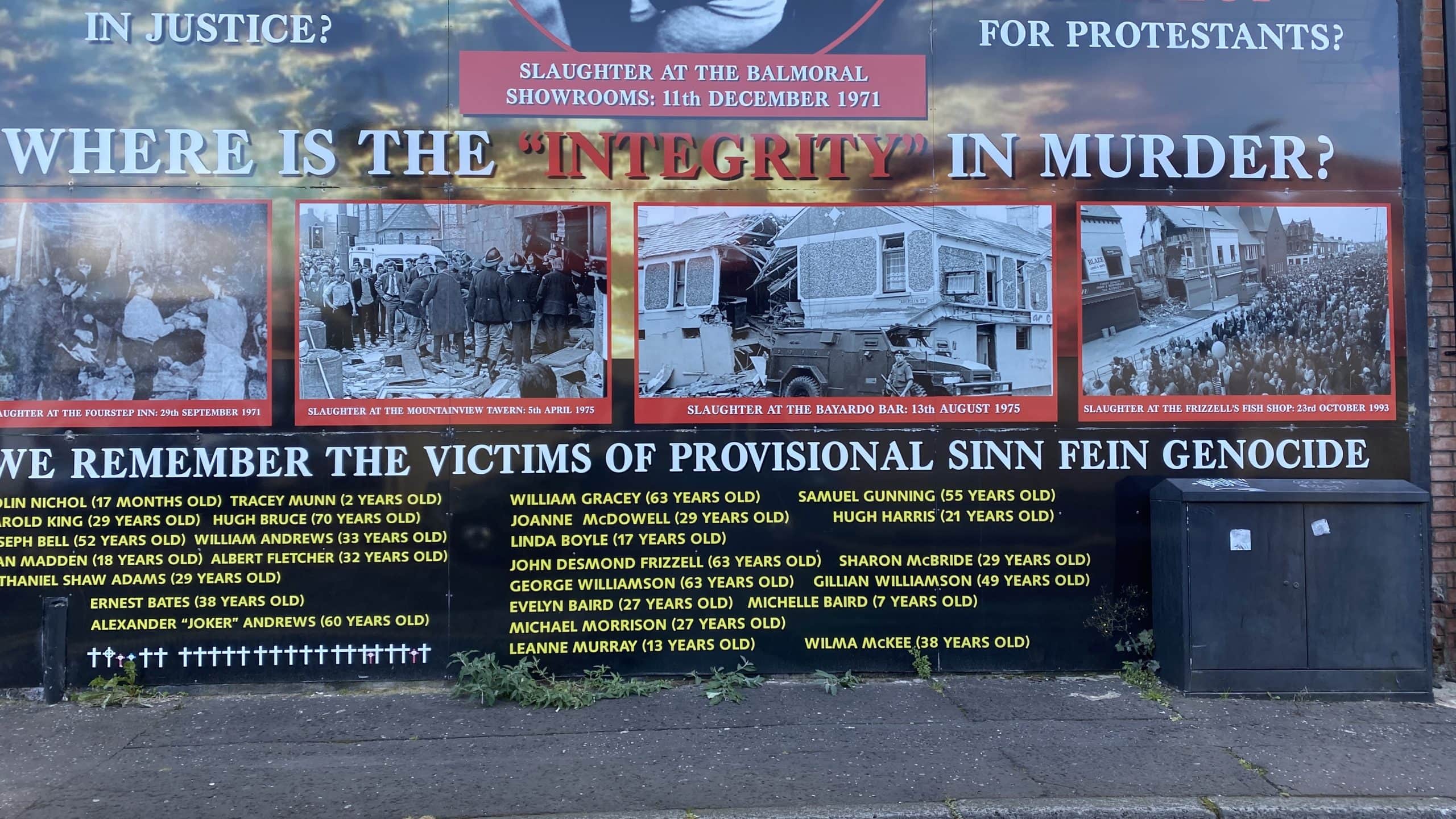 Accusatory mural