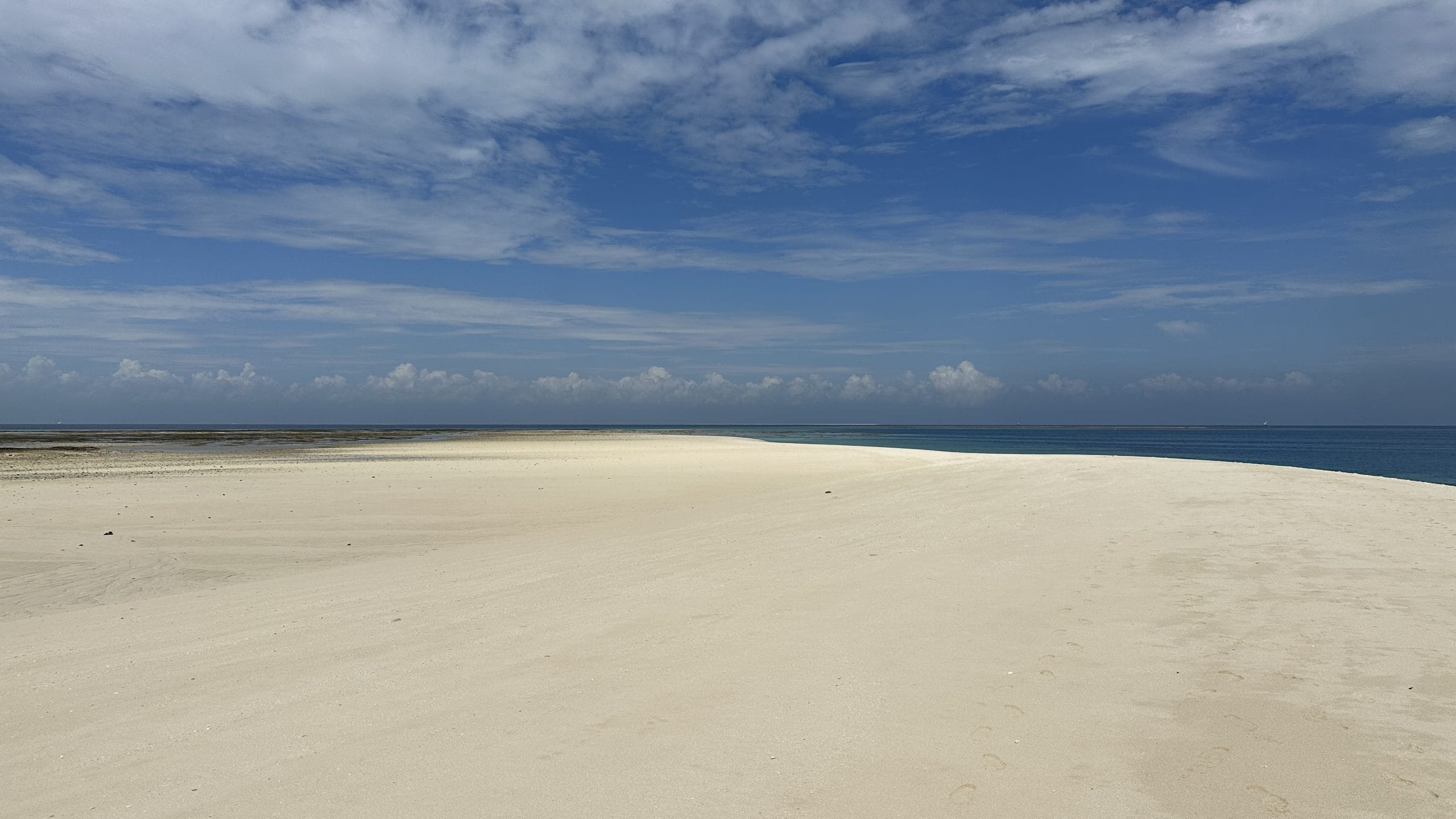 Soft sand beach