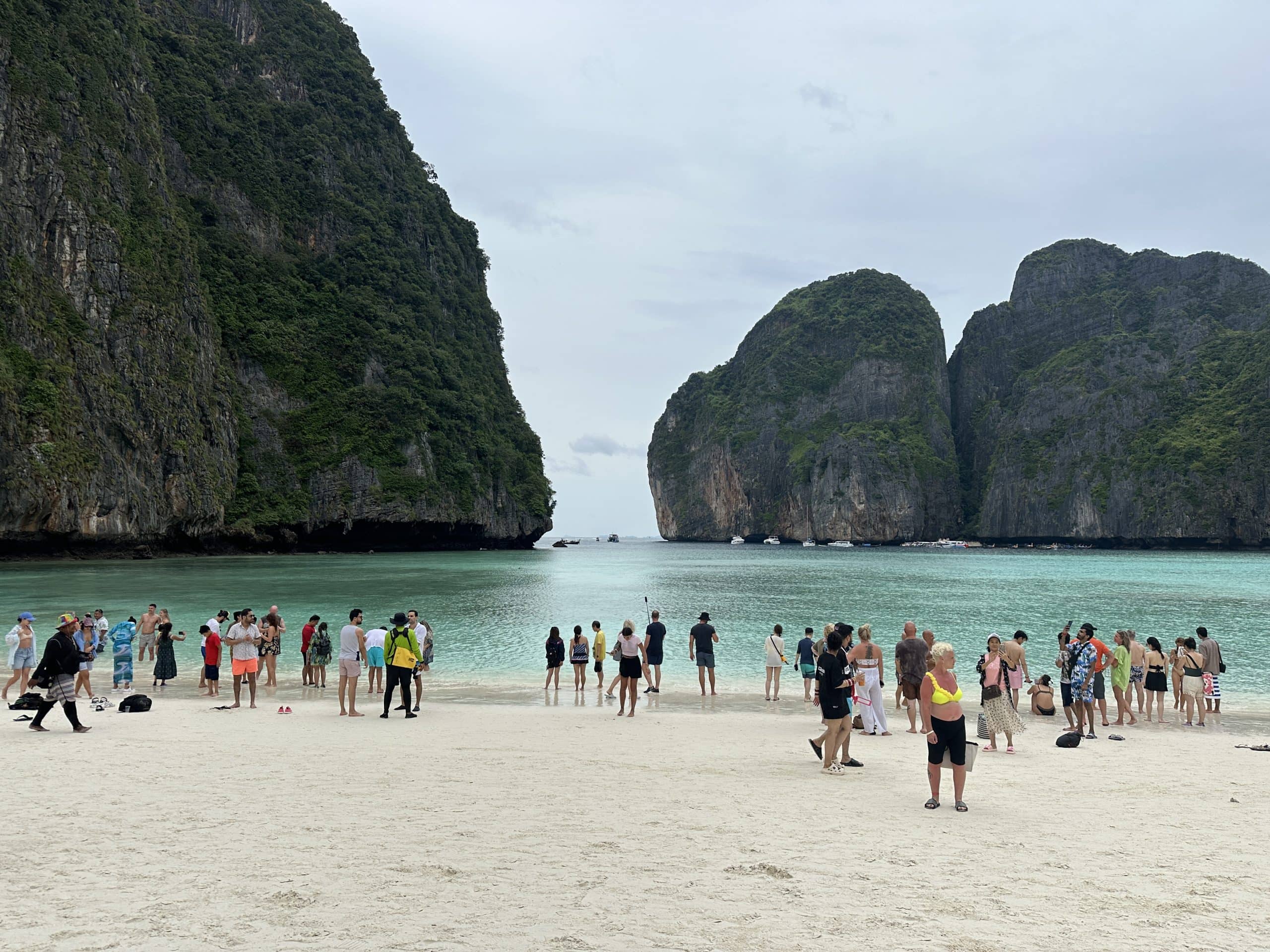 Busy Maya Bay