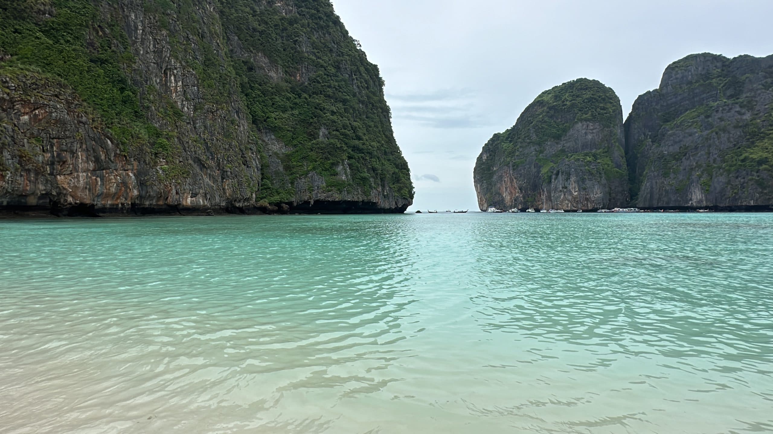 the water of Maya Bay