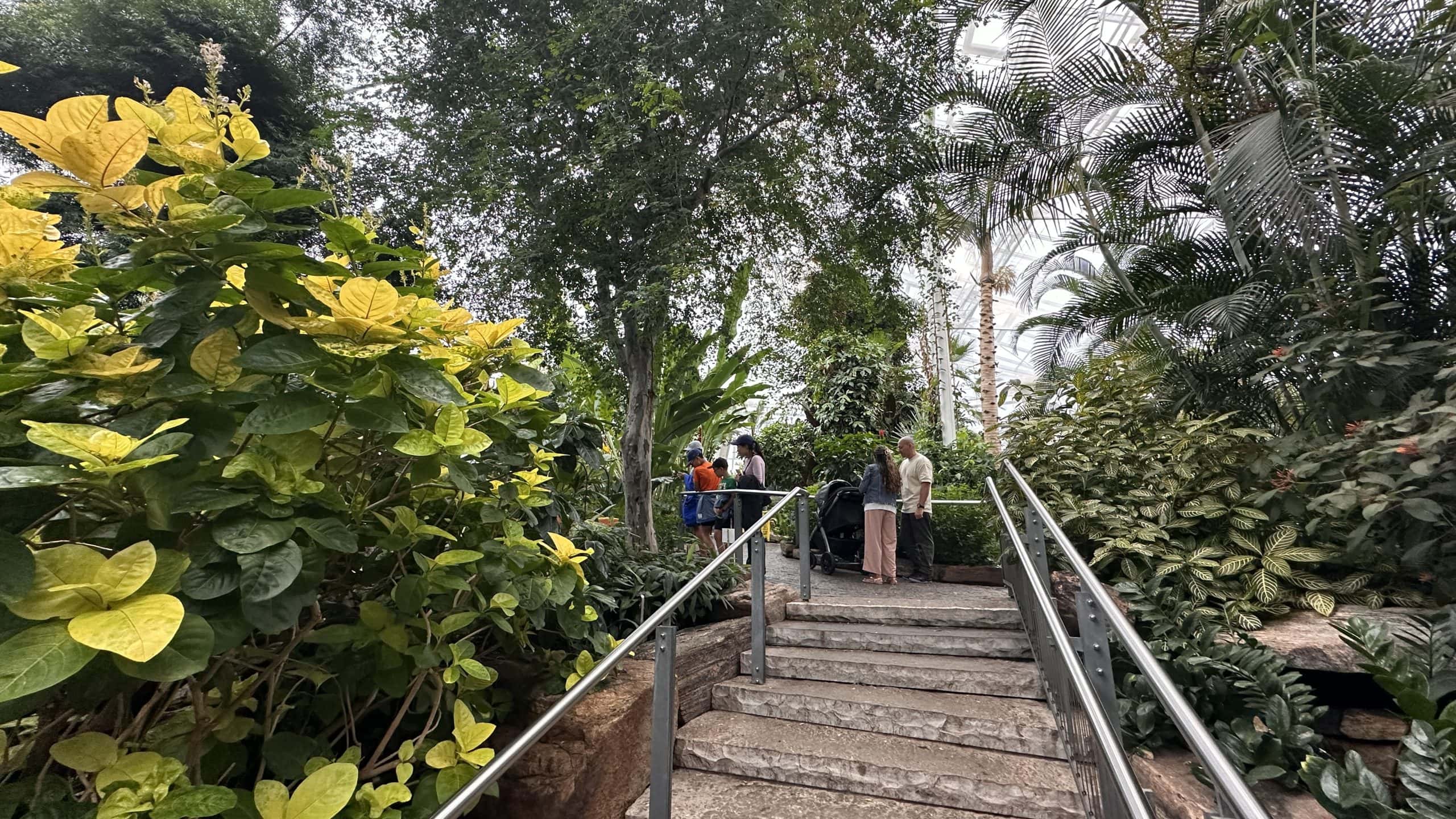 Lush gardens