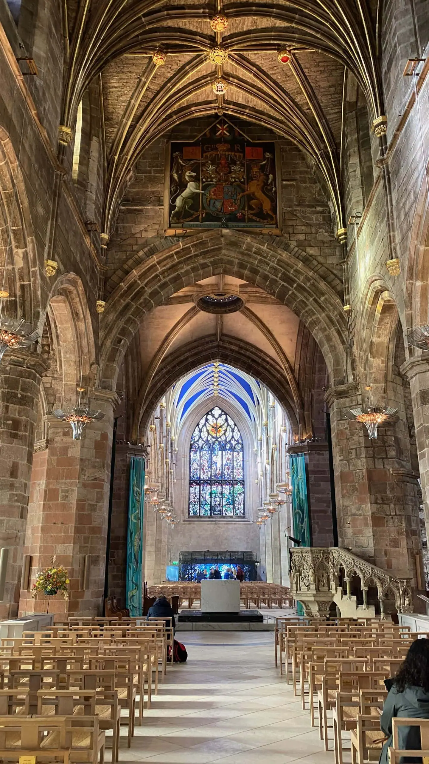 Robert Burns stained glass window