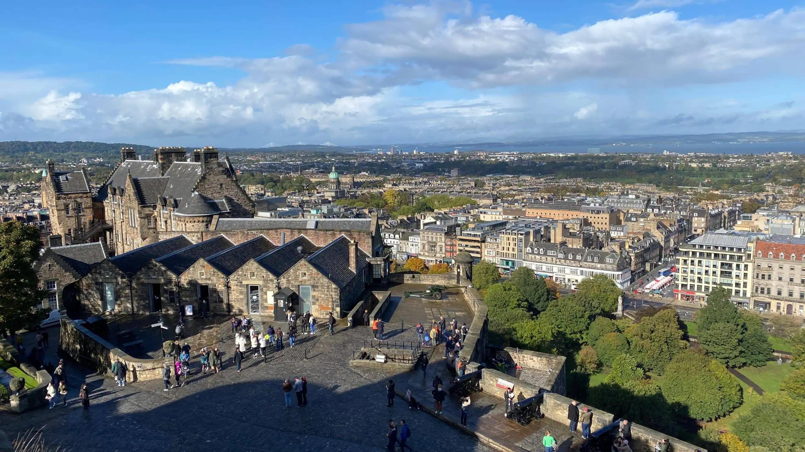Town inside Edinburgh Castle