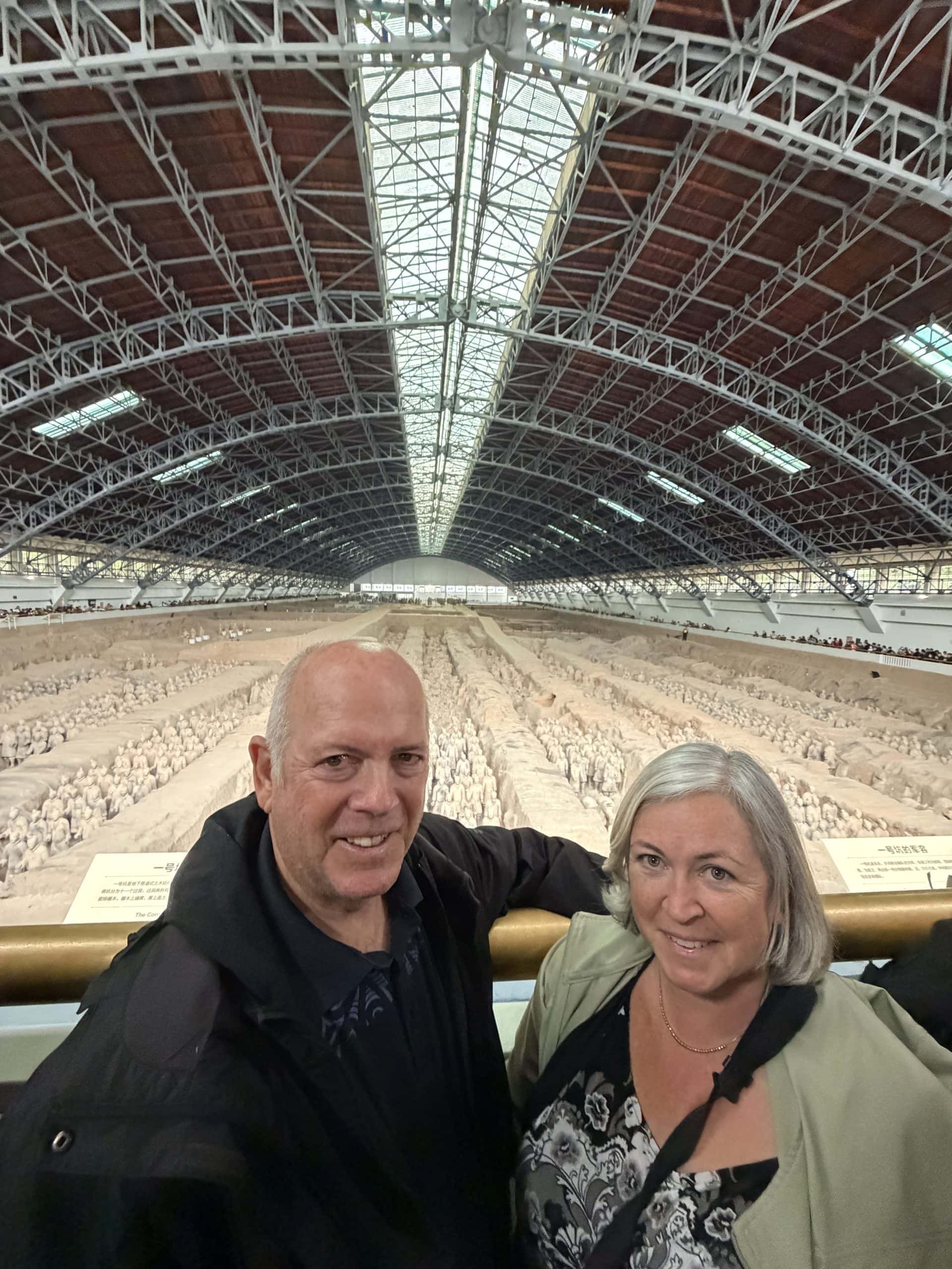 Our photo while visiting the Terracotta Warriors