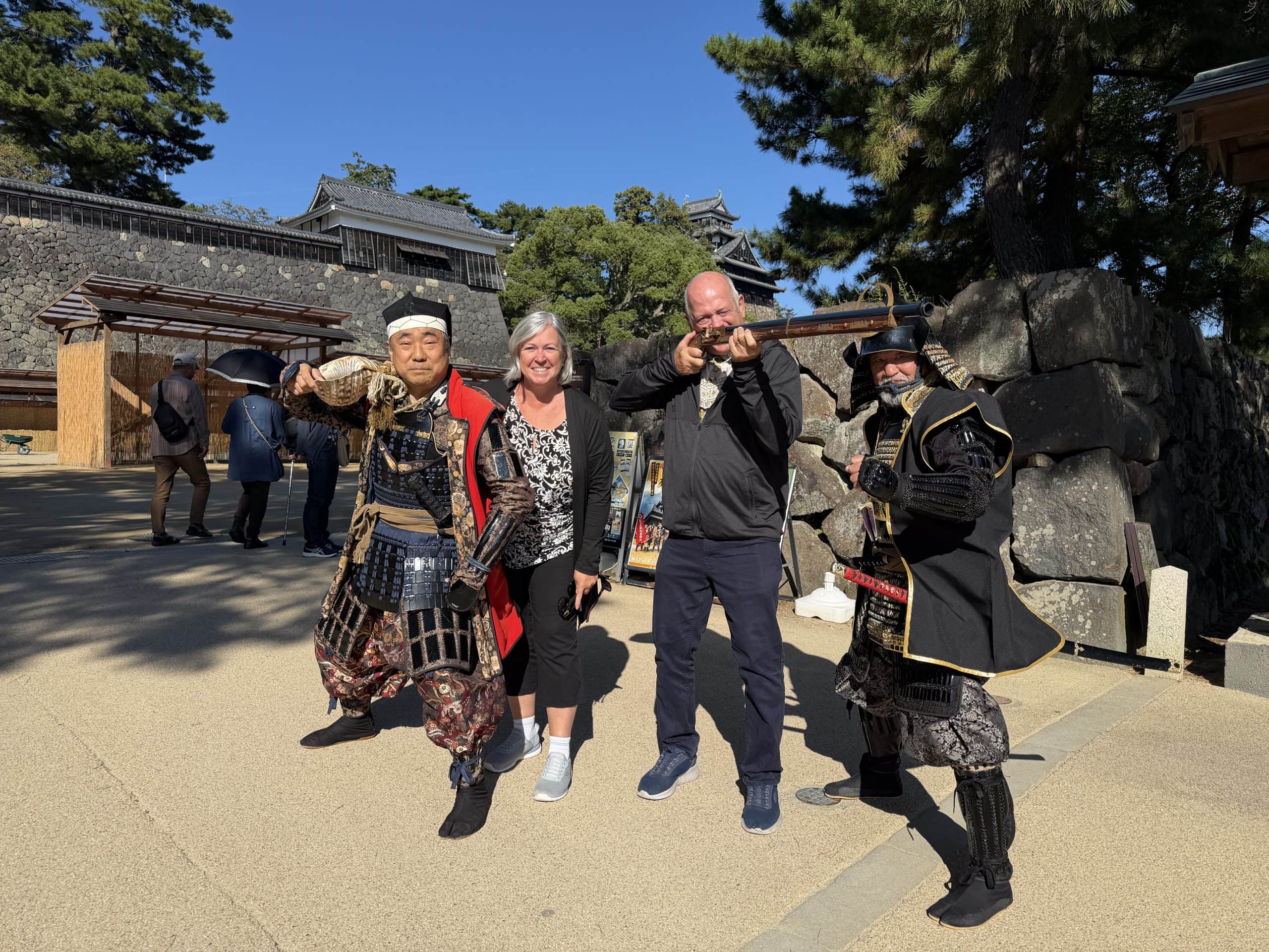 Fun with the samurai actors