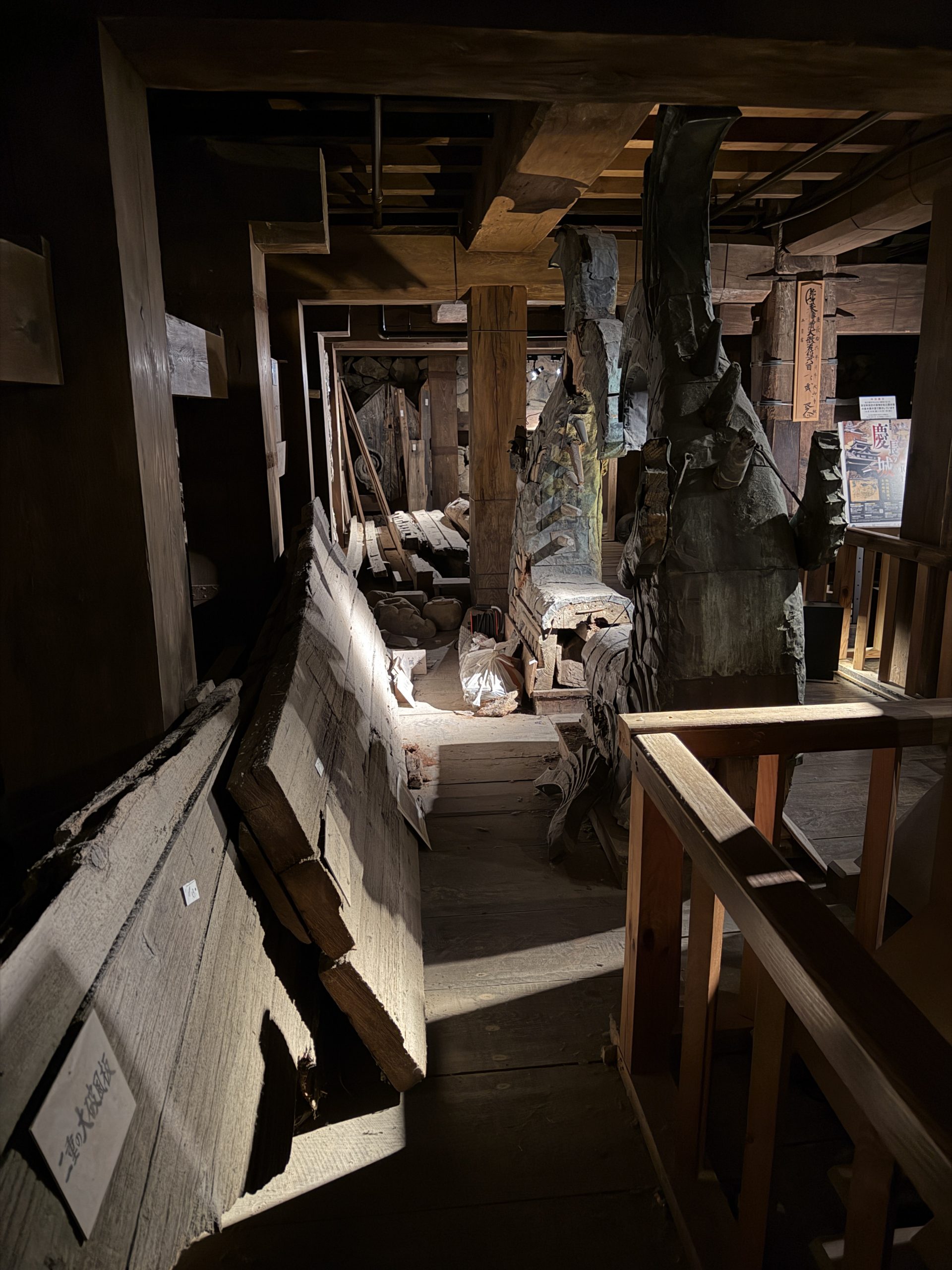 Exhibits in Matsue Castle