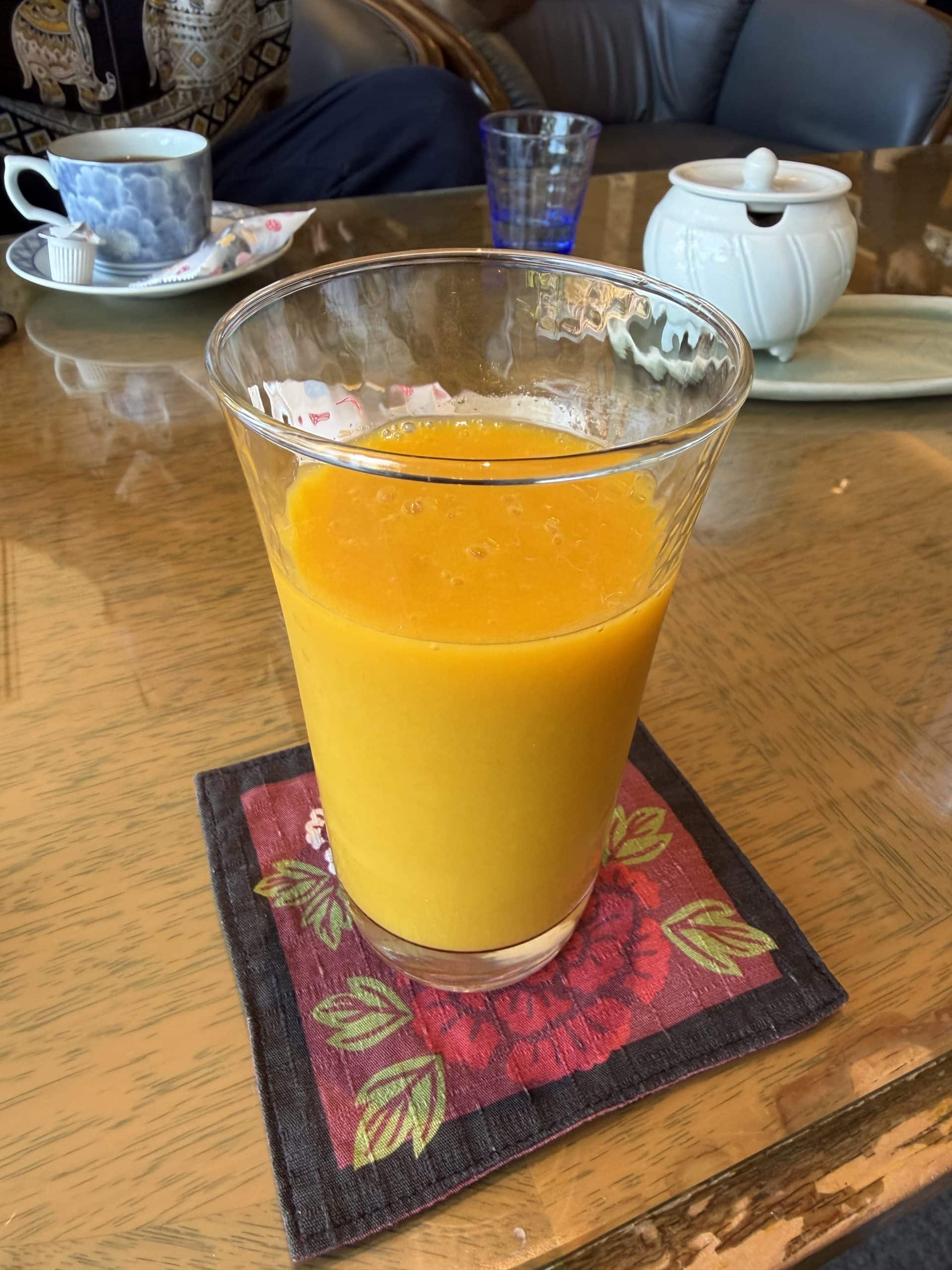 Fresh mango juice