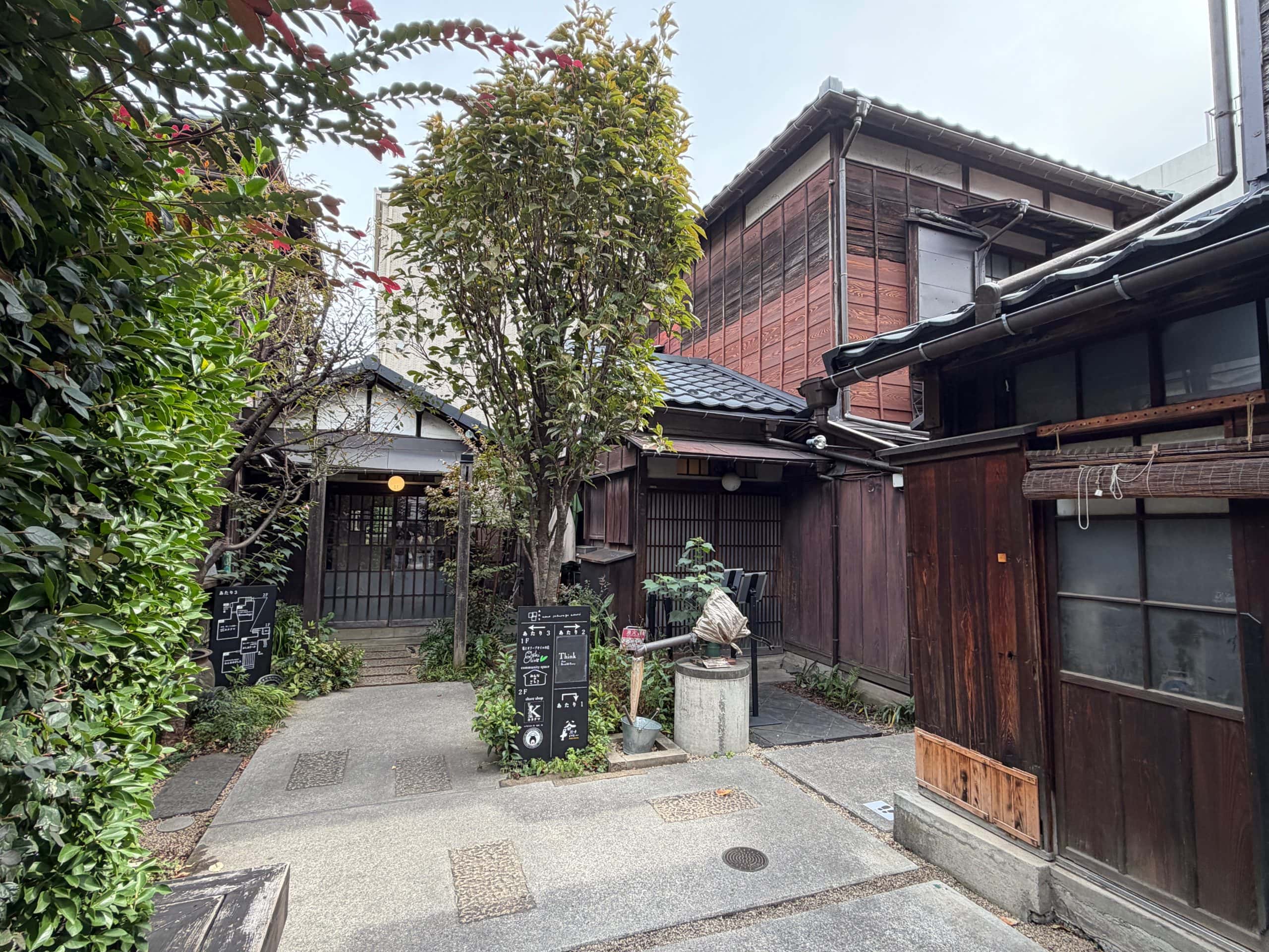 Original homes turned into shops