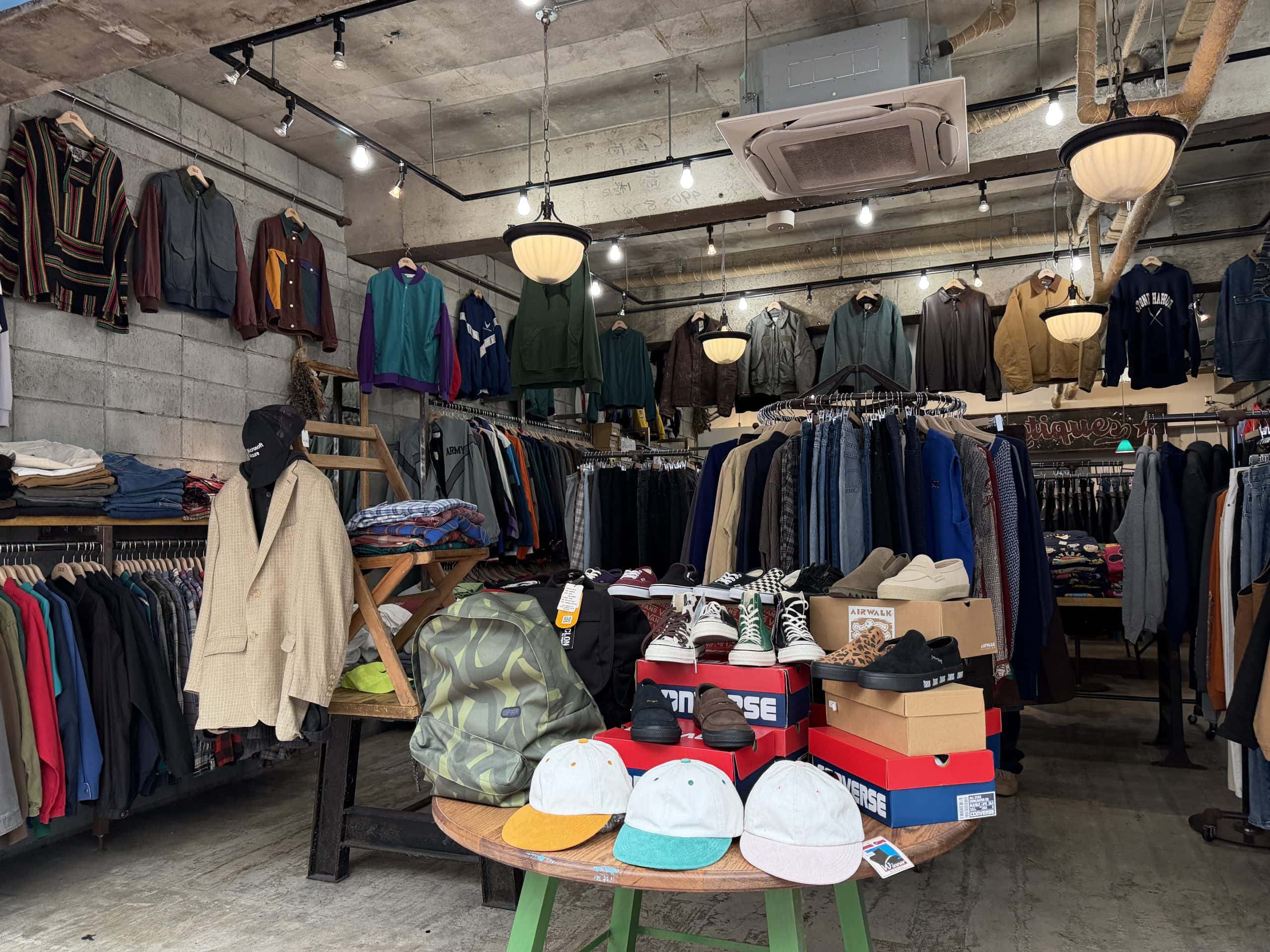 Vintage clothing shop