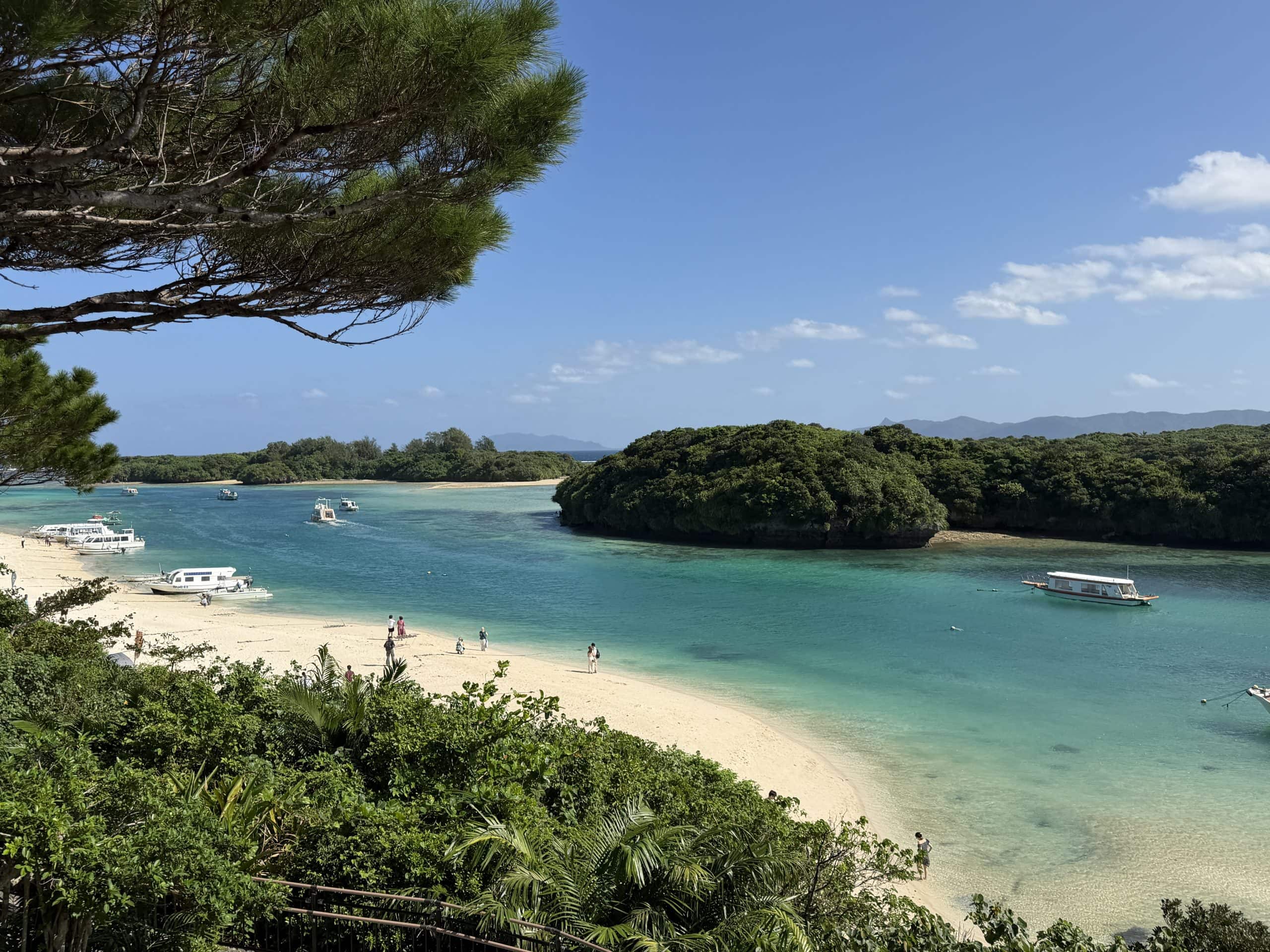 View from above of Kabira Bay