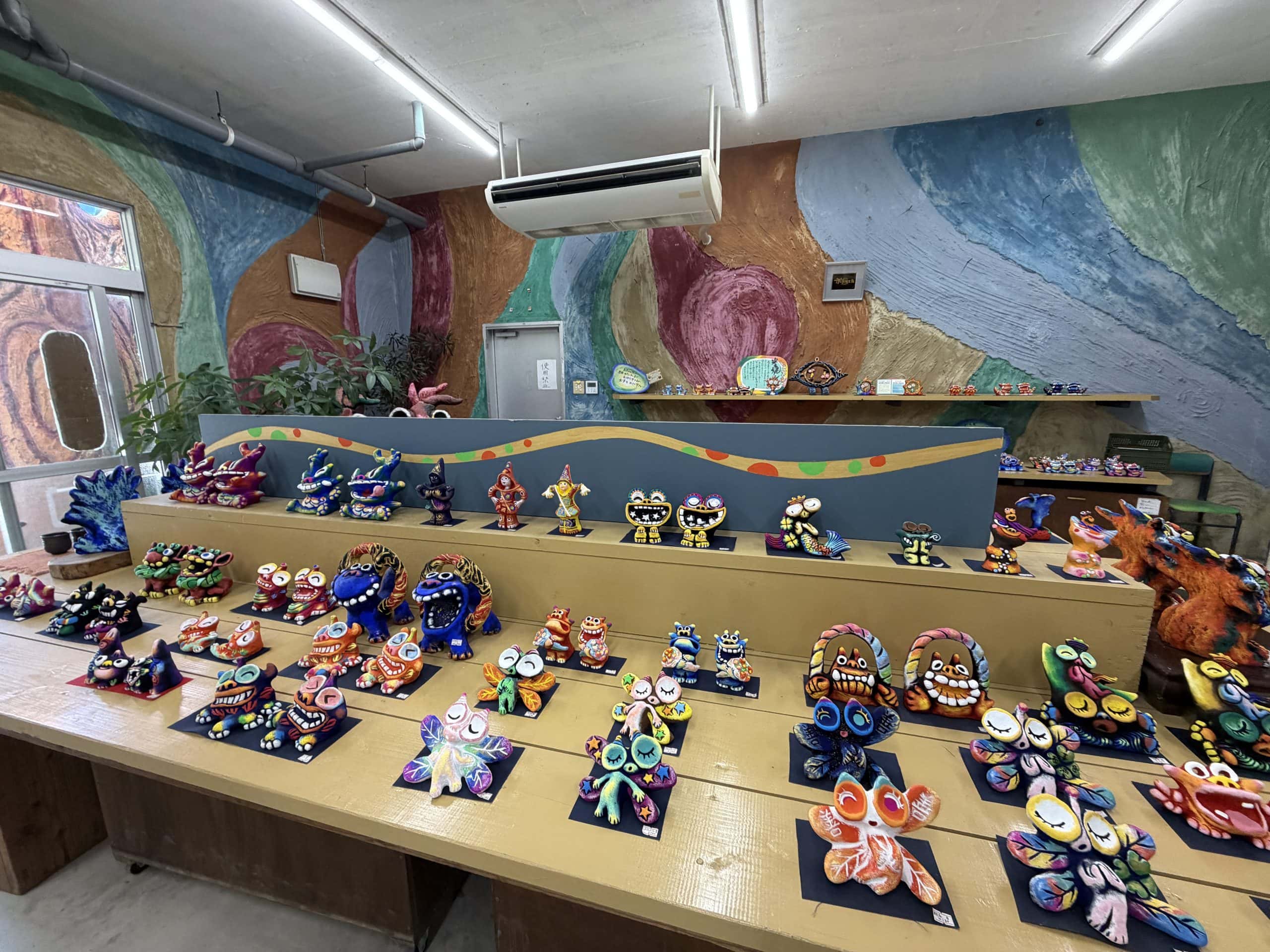 Shop with shisa souvenirs