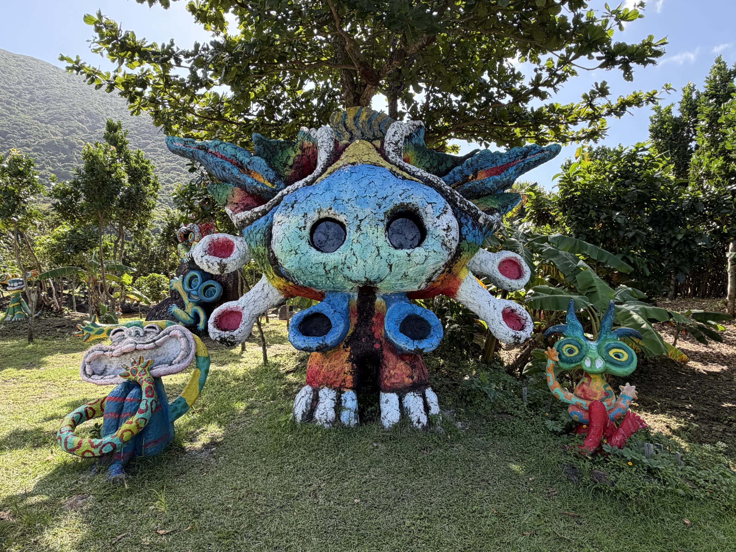Shisa sculpture