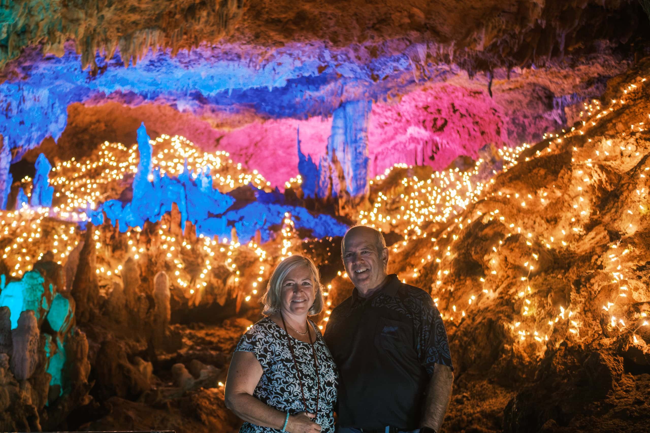 Our photo in the caves