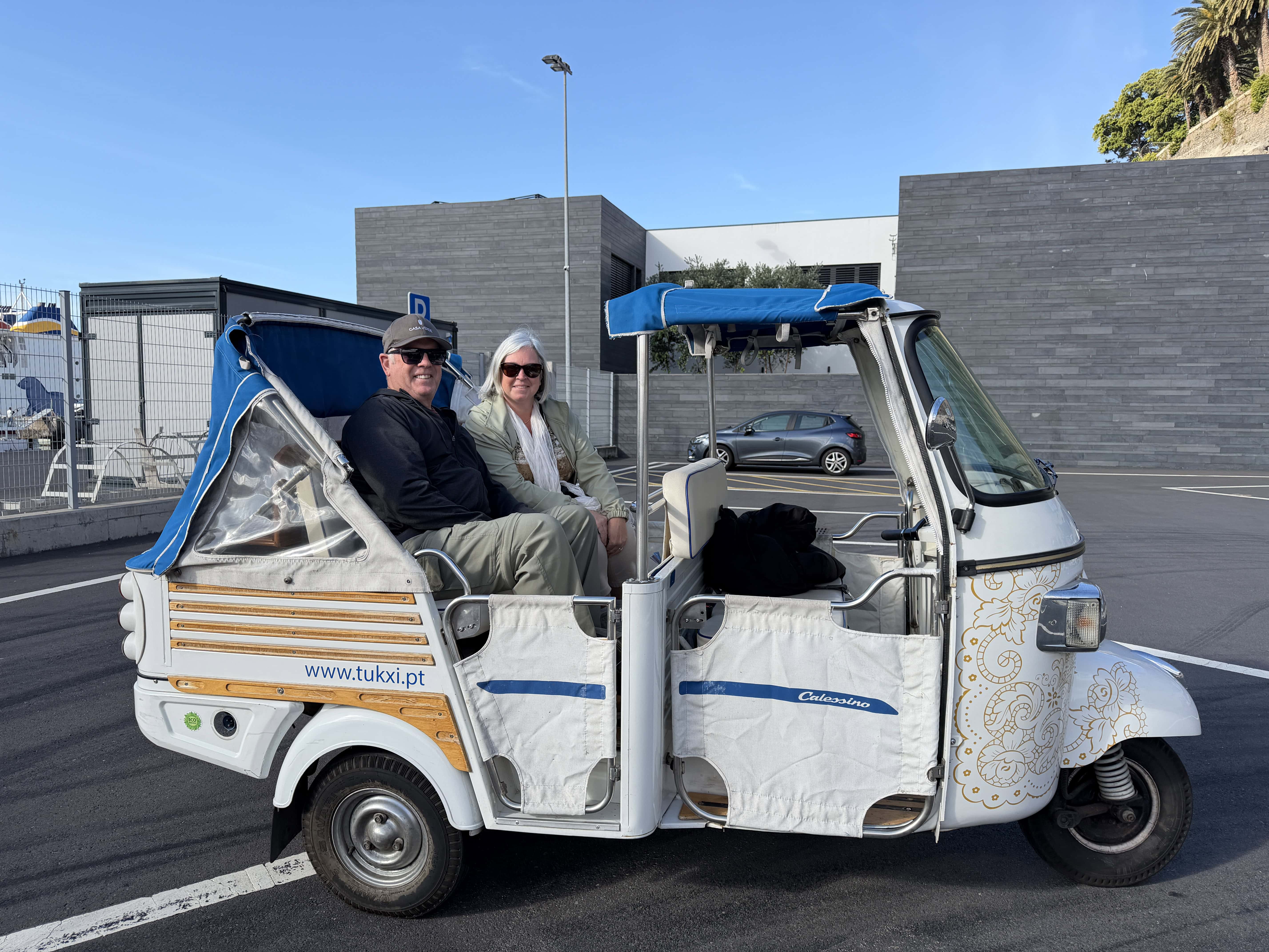 Us in our tuk tuk