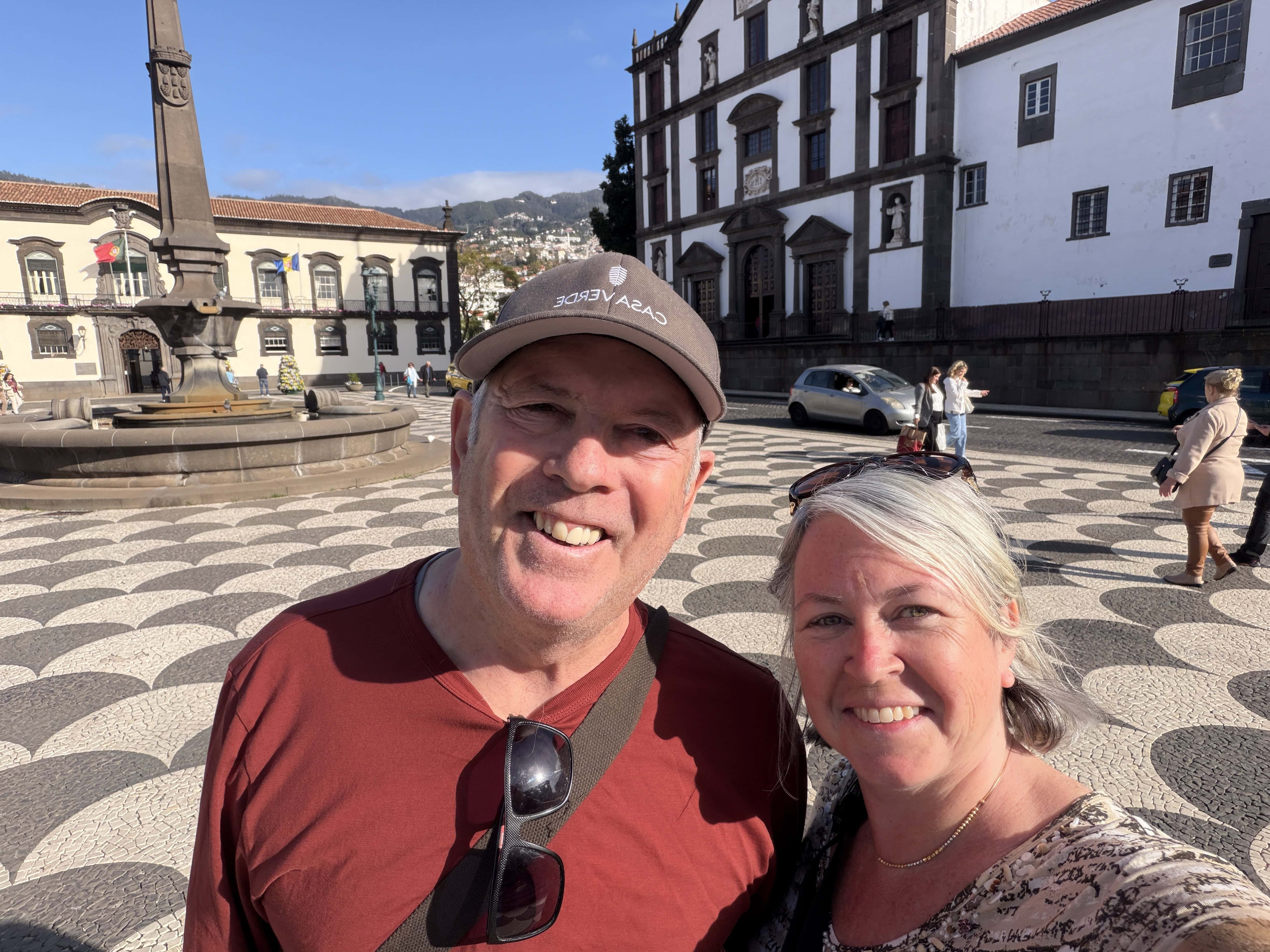 Our selfie in Madeira