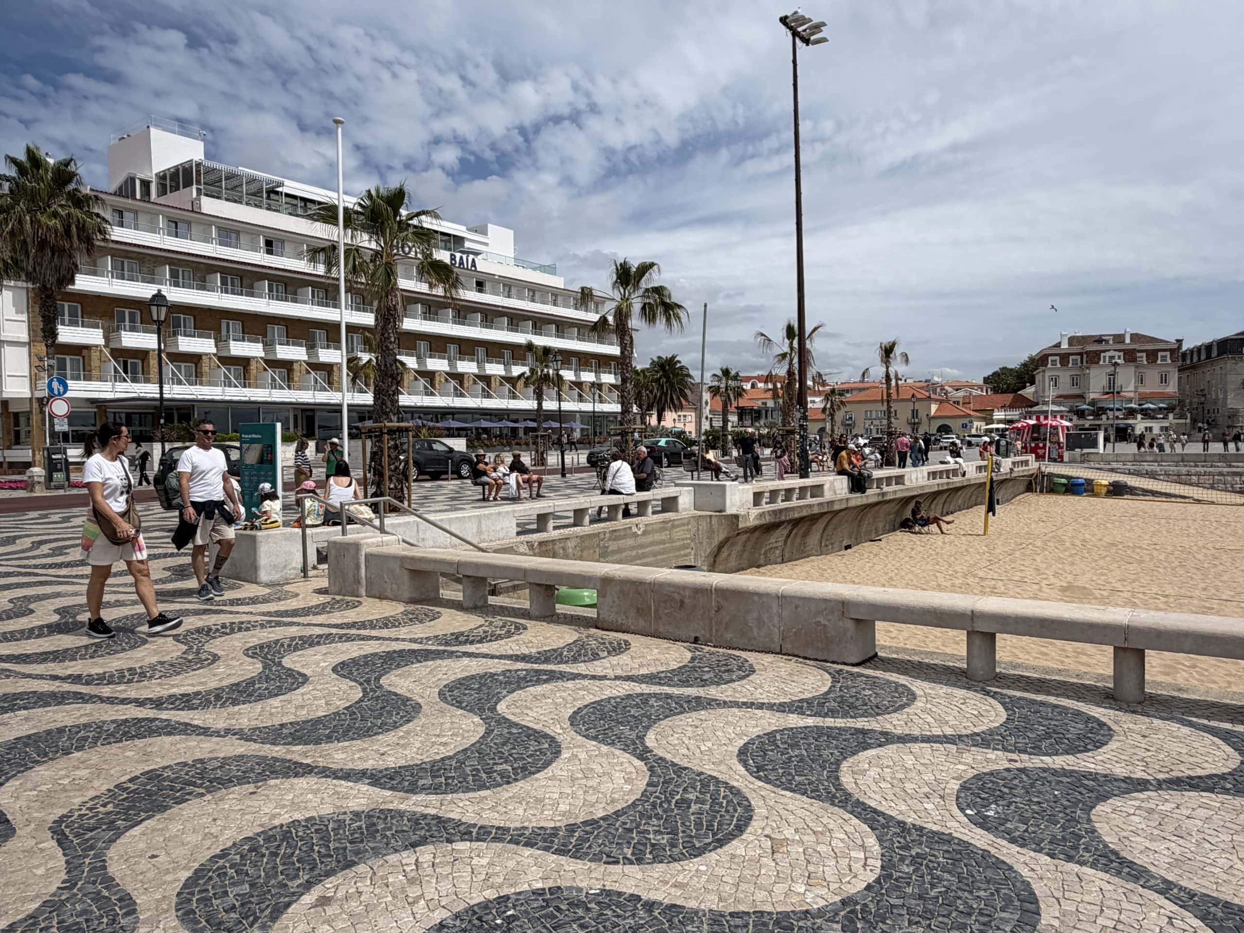 Beach waterfront path