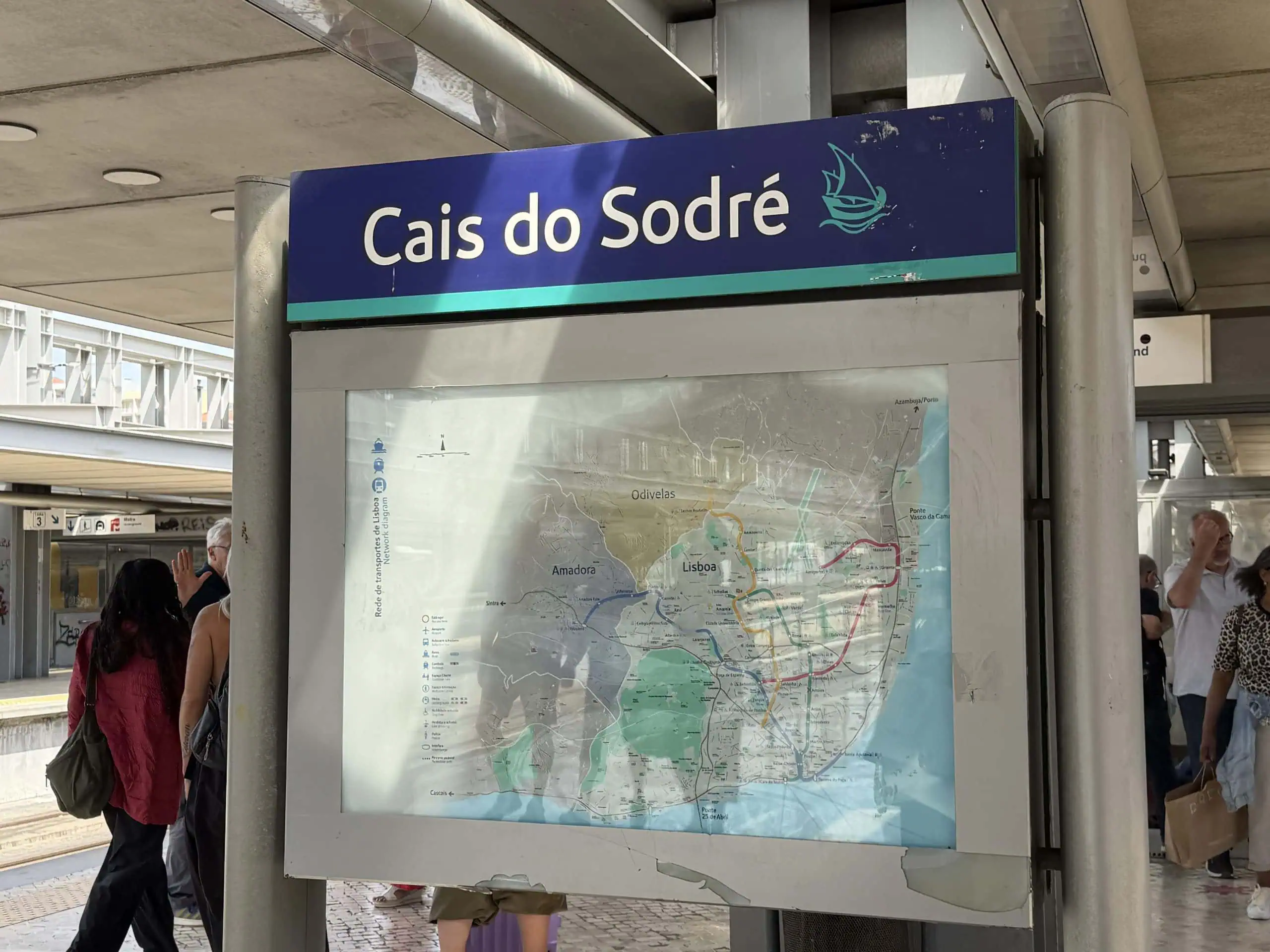 Train station map