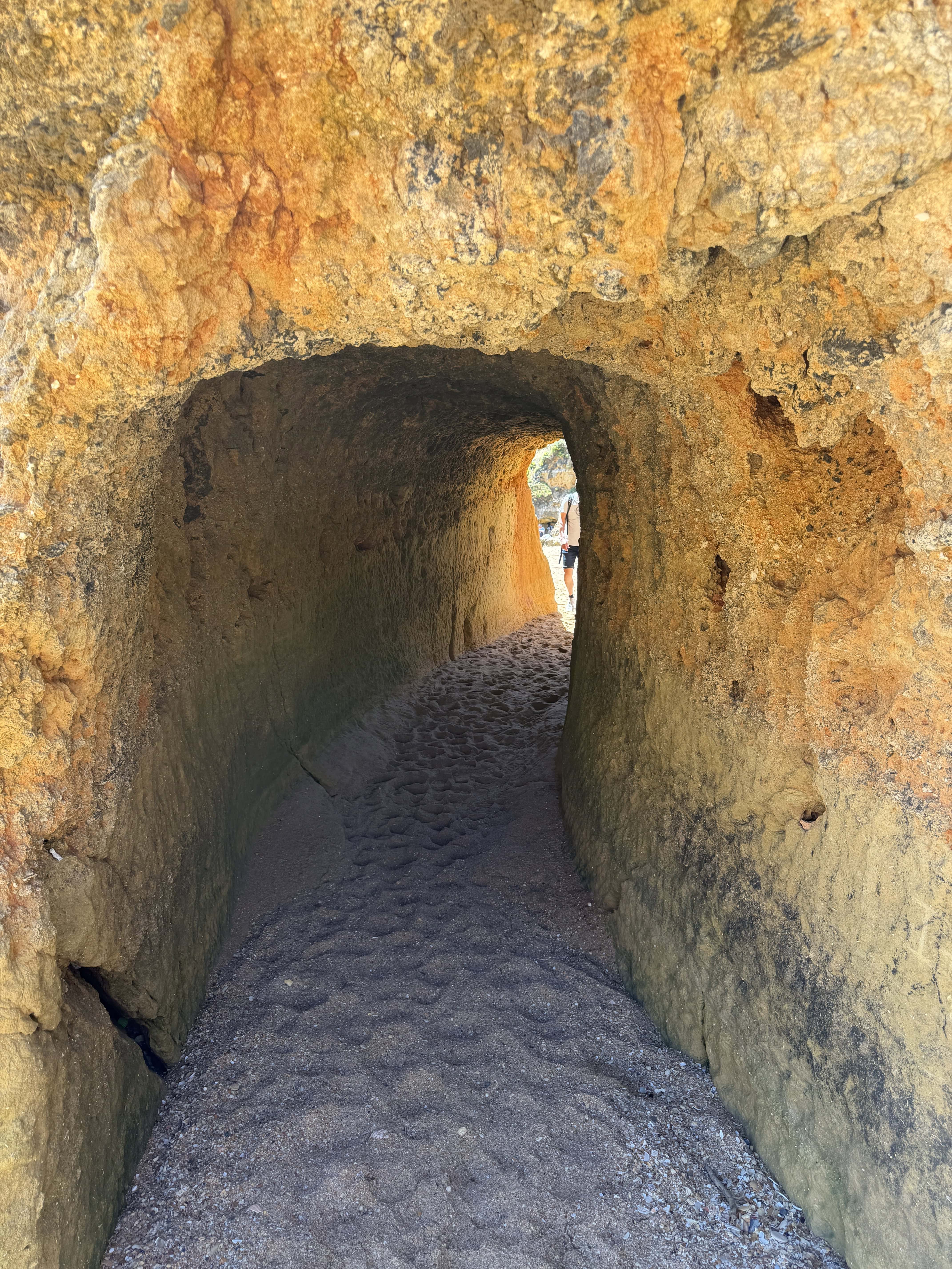 Tunnels on the beach