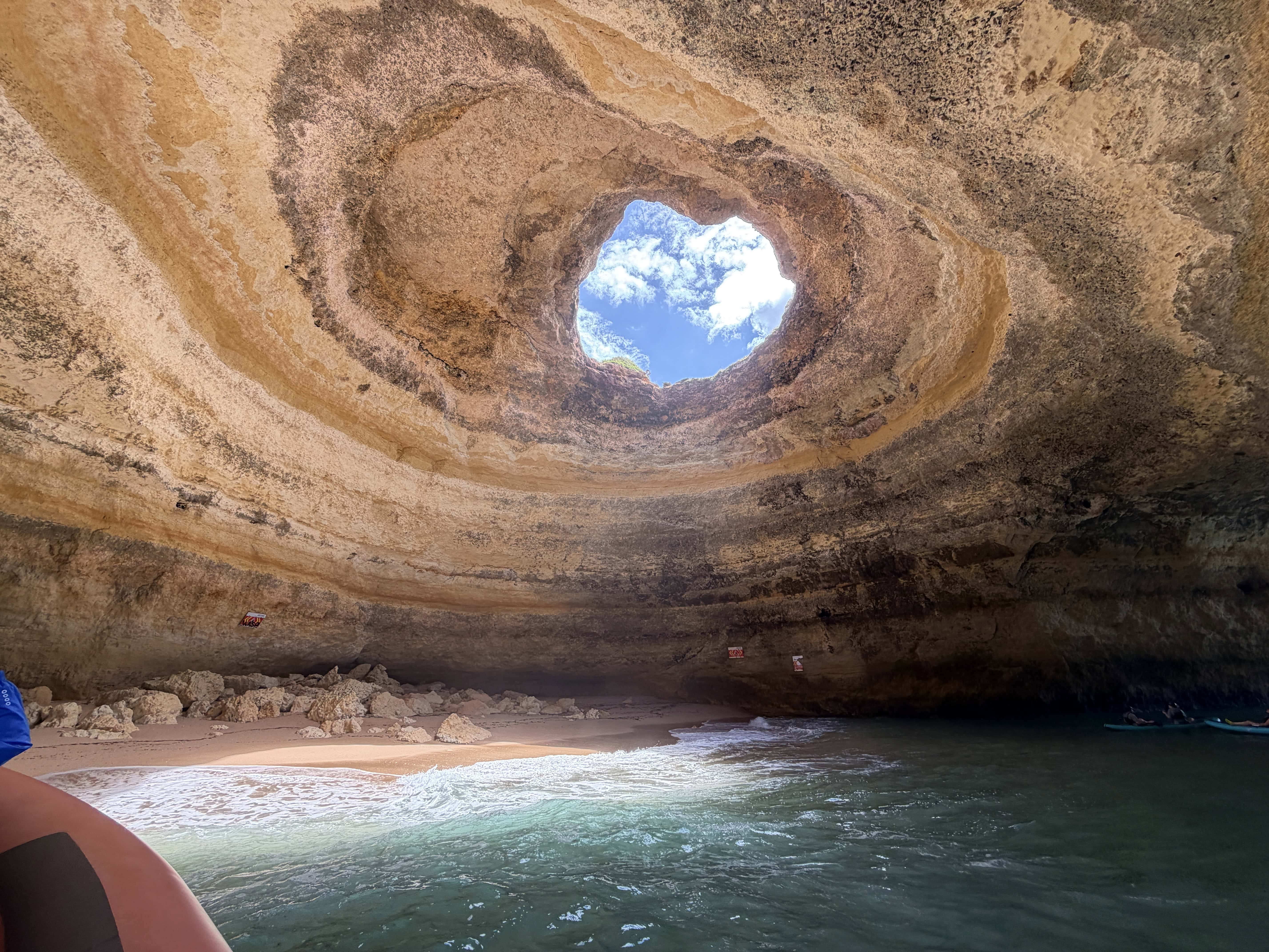 Inside Benagil Cave