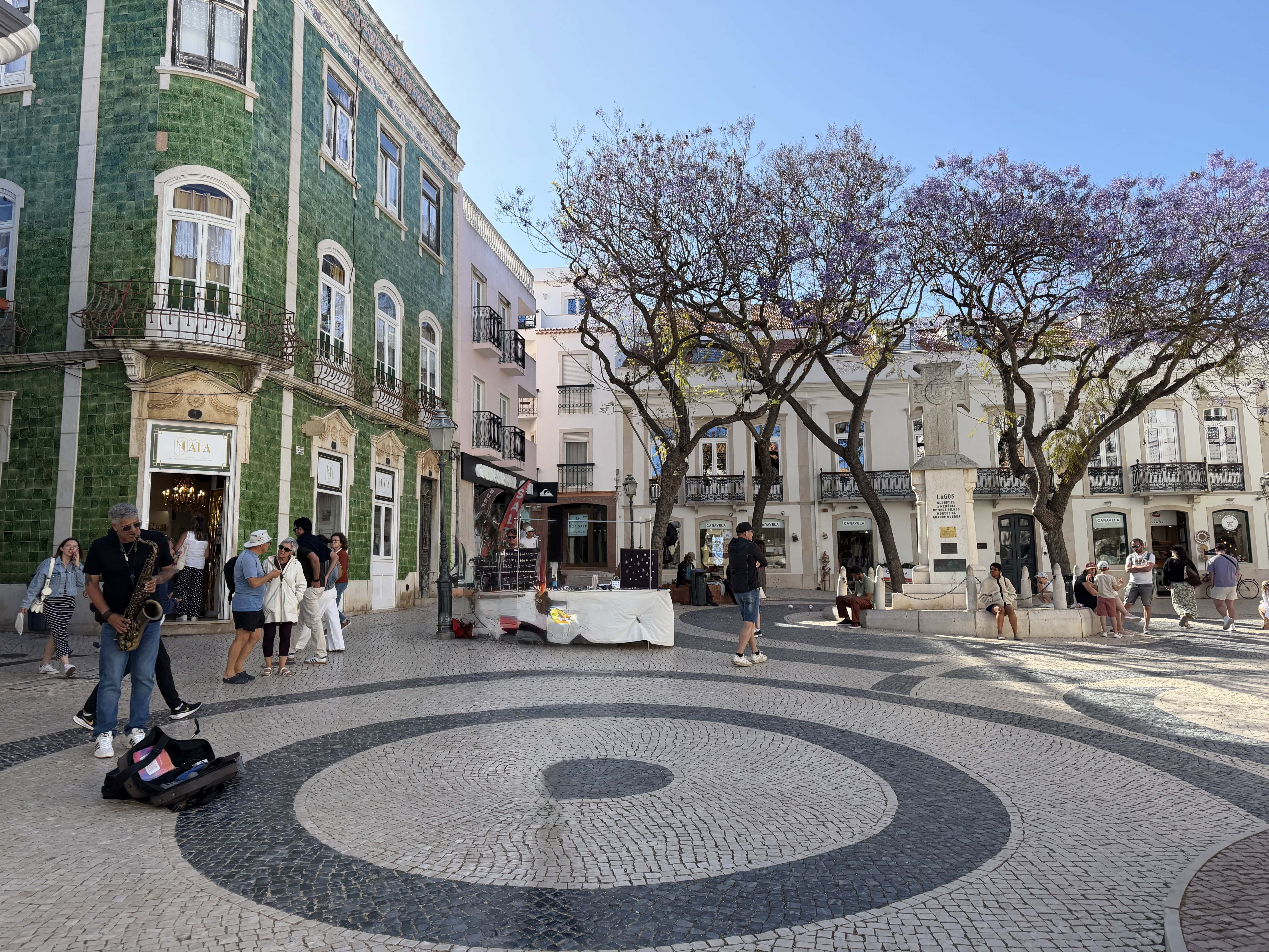 Musician in the square