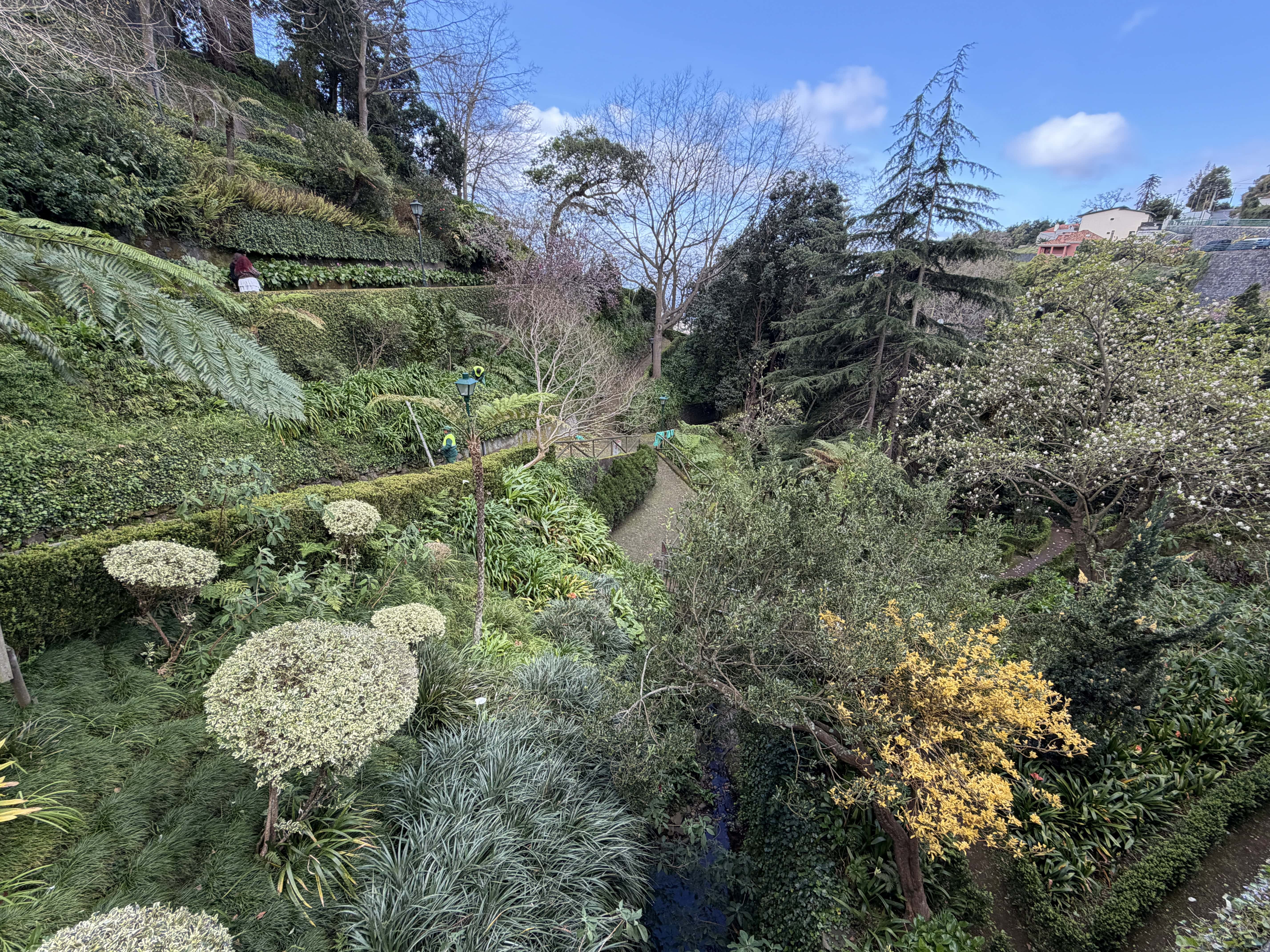 Gardens around the church