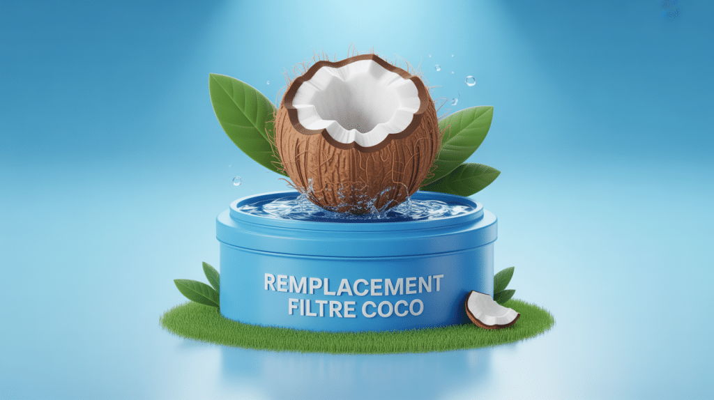 coût remplacement filtre coco cartouche ouverte fibre de coco