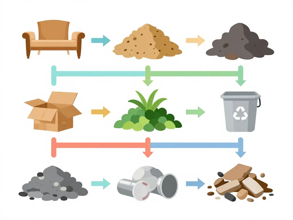 diagramme dechets acceptes dechetterie luneville