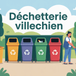 déchetterie villechien moderne gestion des déchets