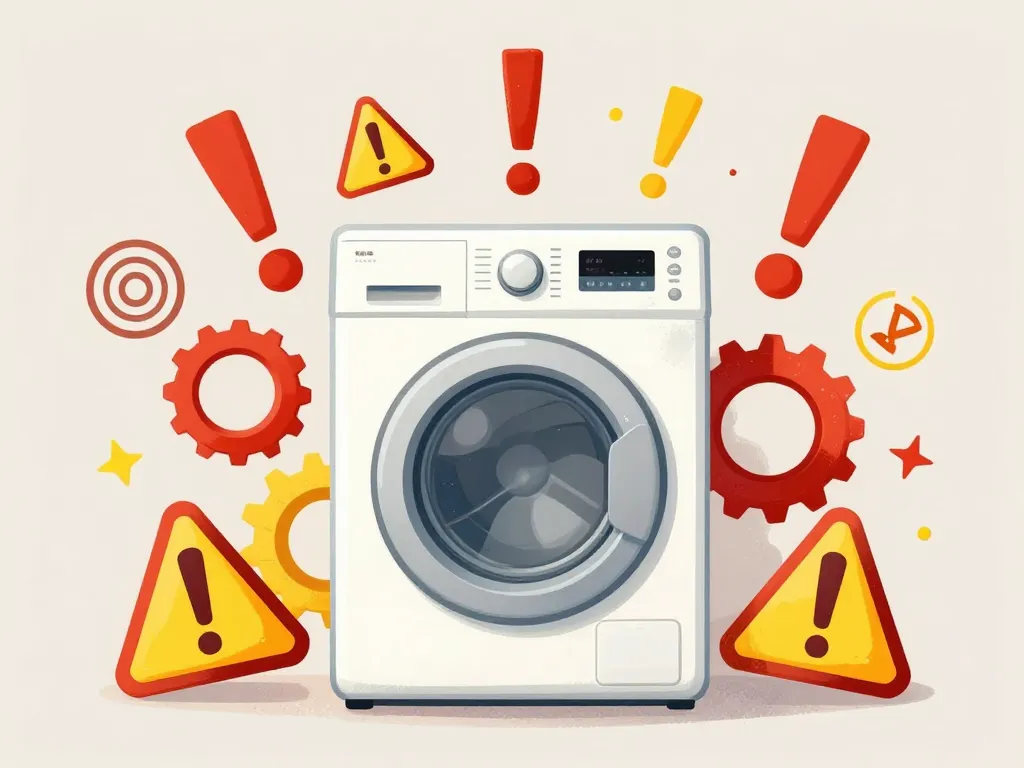 Warning et signes d’alerte autour d'un lave linge top à éviter