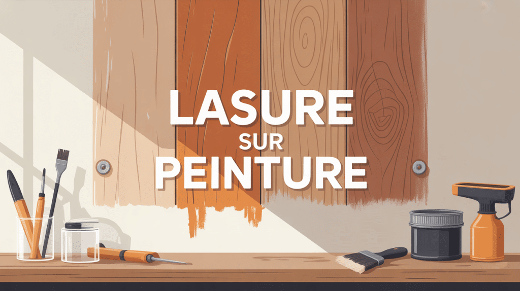 peut on mettre de la lasure sur de la peinture deux volets bois peints et lasurés