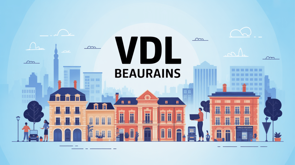 vdl beaurains illustration stylisée bâtiments mairie citoyens