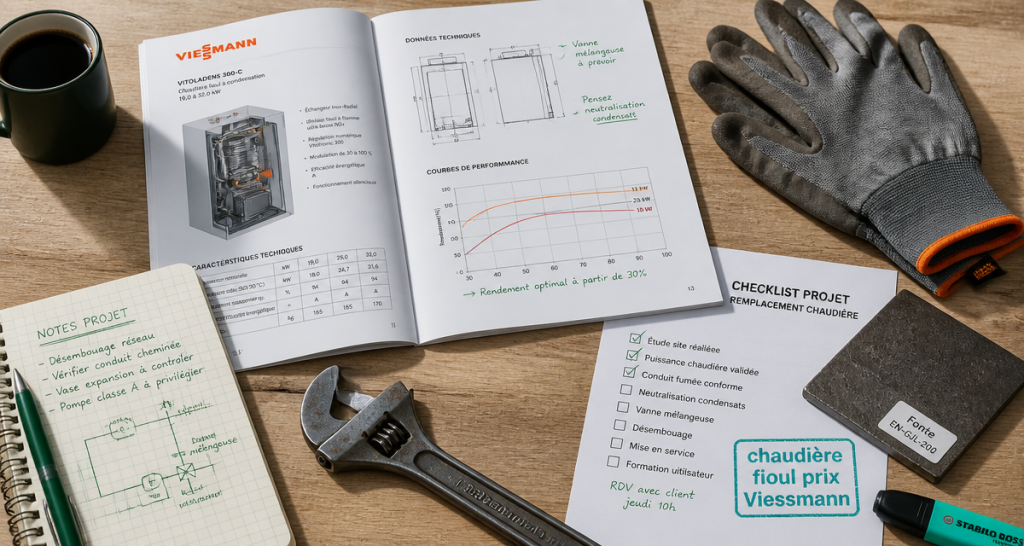 chaudiere fioul prix viessmann dossier technique et outils