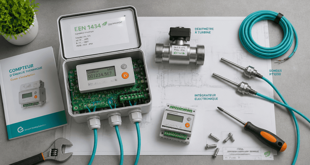 compteur d energie thermique ouvert composants
