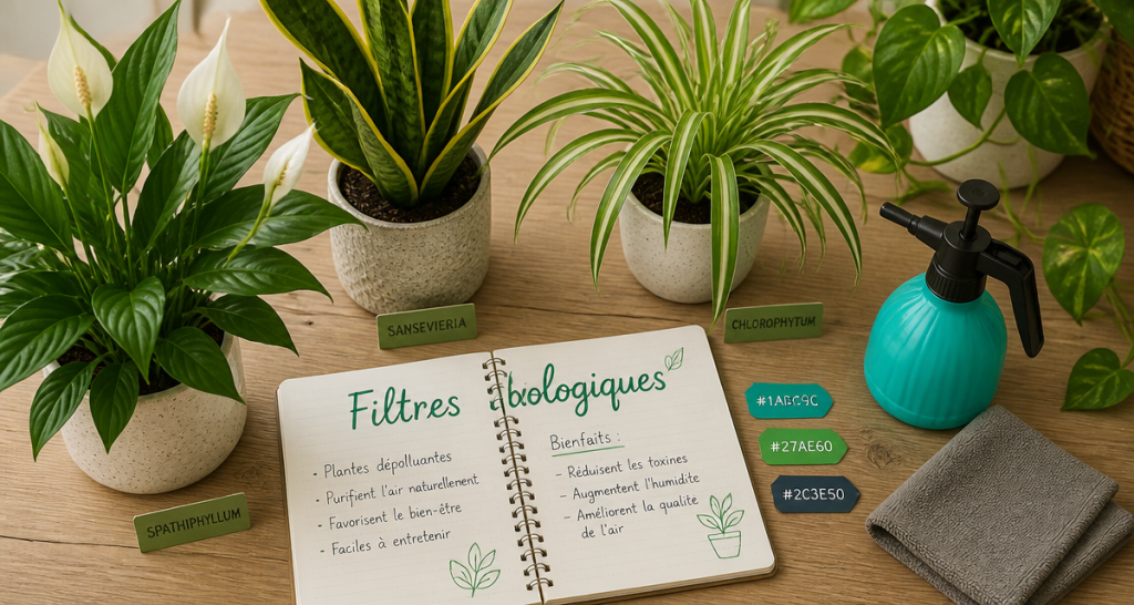 Plantes d'interieur depolluante pots et entretien