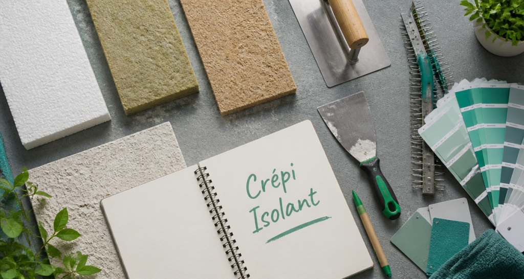 crepi isolant échantillons et outils
