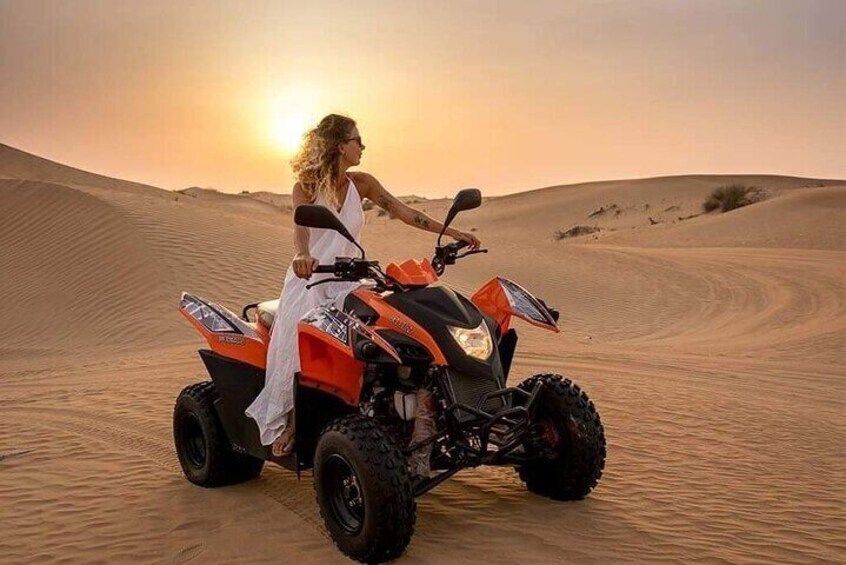 Evening Quad Bike Tour with BBQ Dinner (Shared Car)