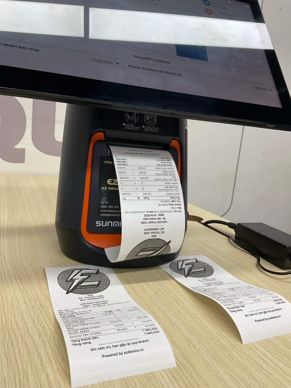 máy POS Sunmi T2 cty EZ 42