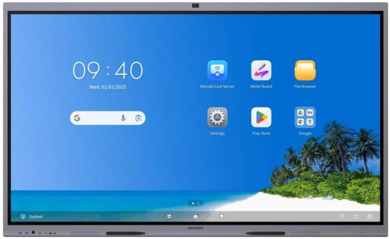 thuê màn hình tương tác hikvision bởi ezdevice